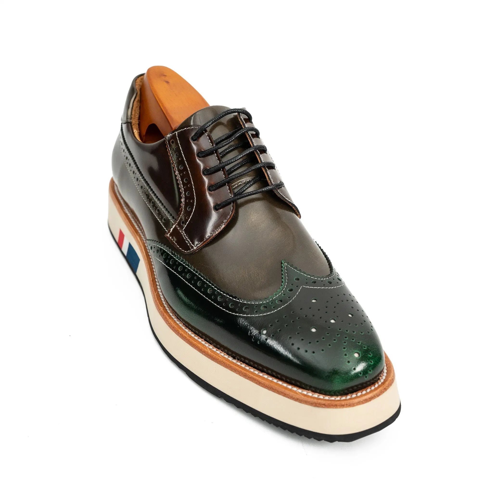 Antique Platform Wingtip Derby