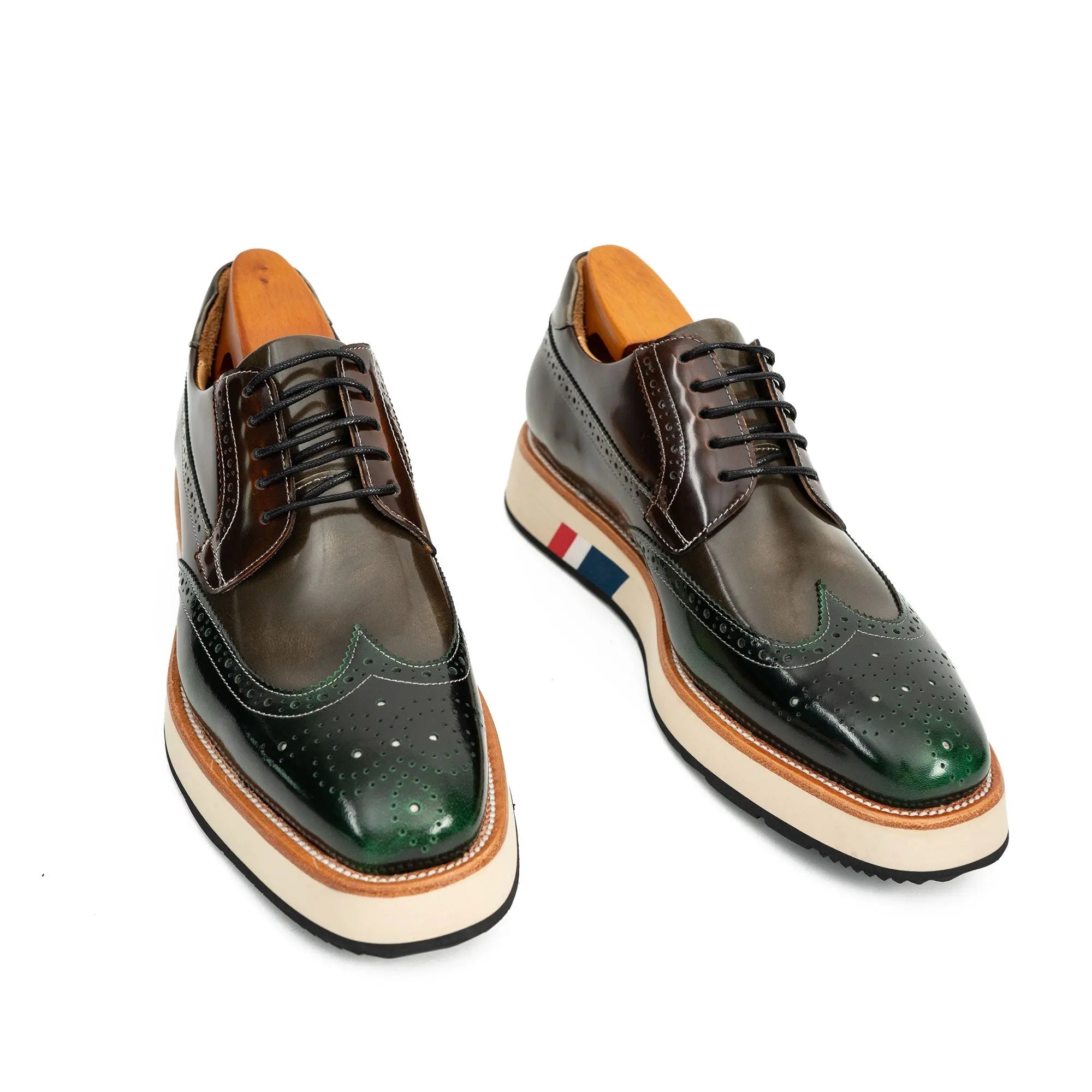 Antique Platform Wingtip Derby