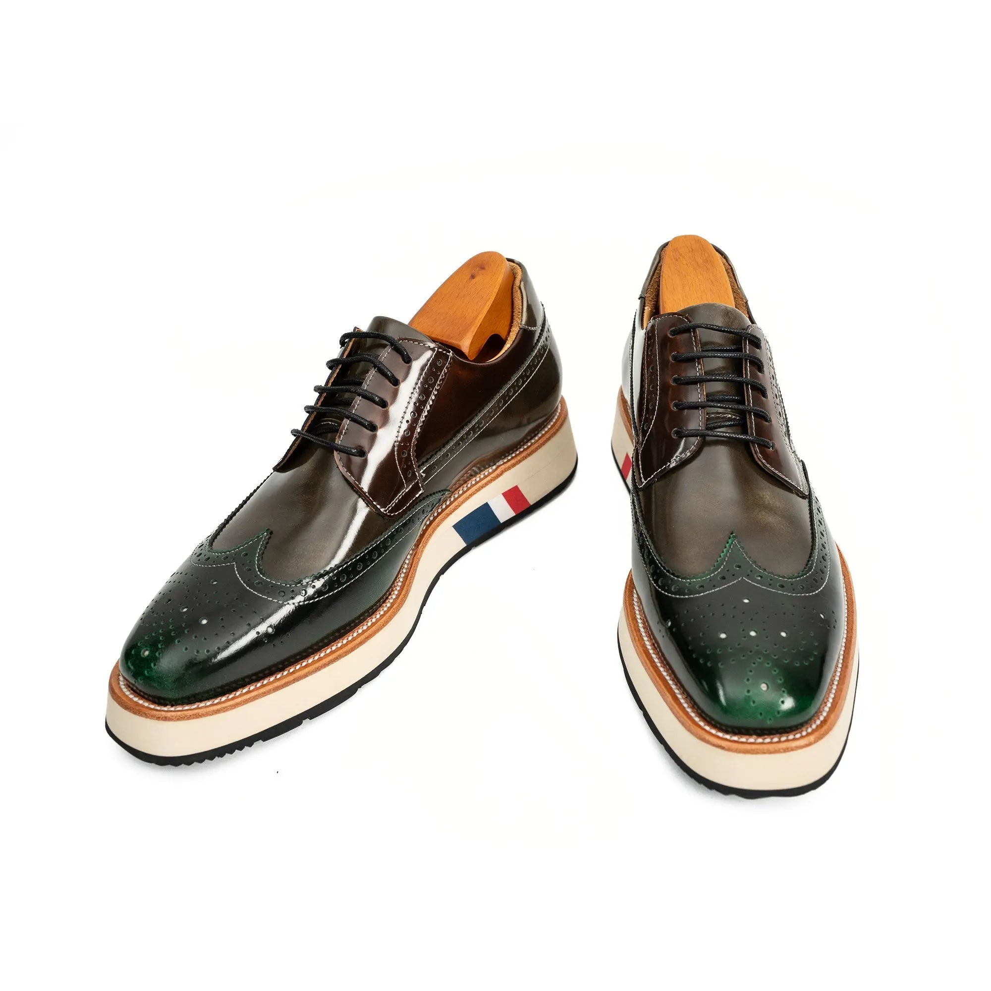 Antique Platform Wingtip Derby