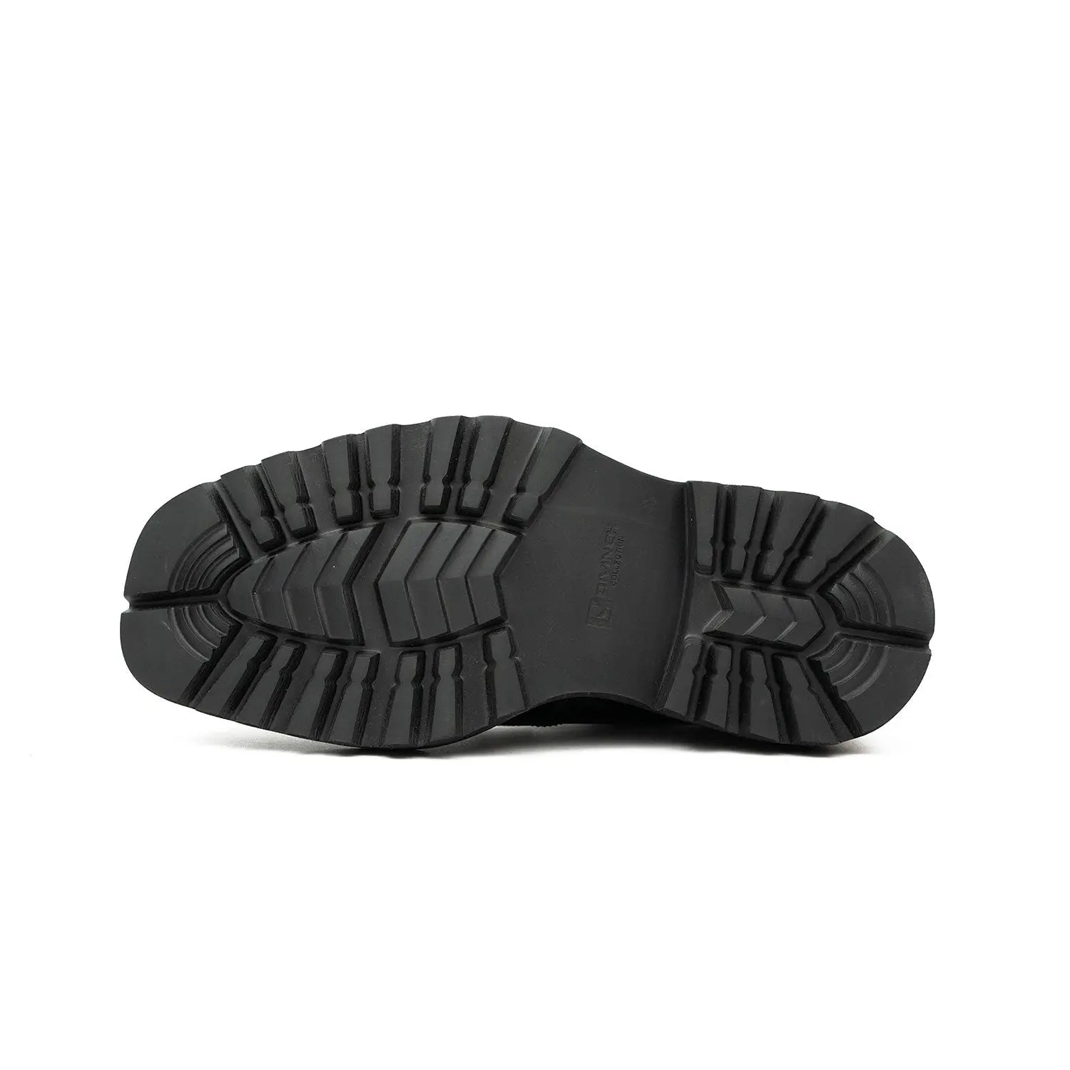 Black Lug Sole Derby Shoes