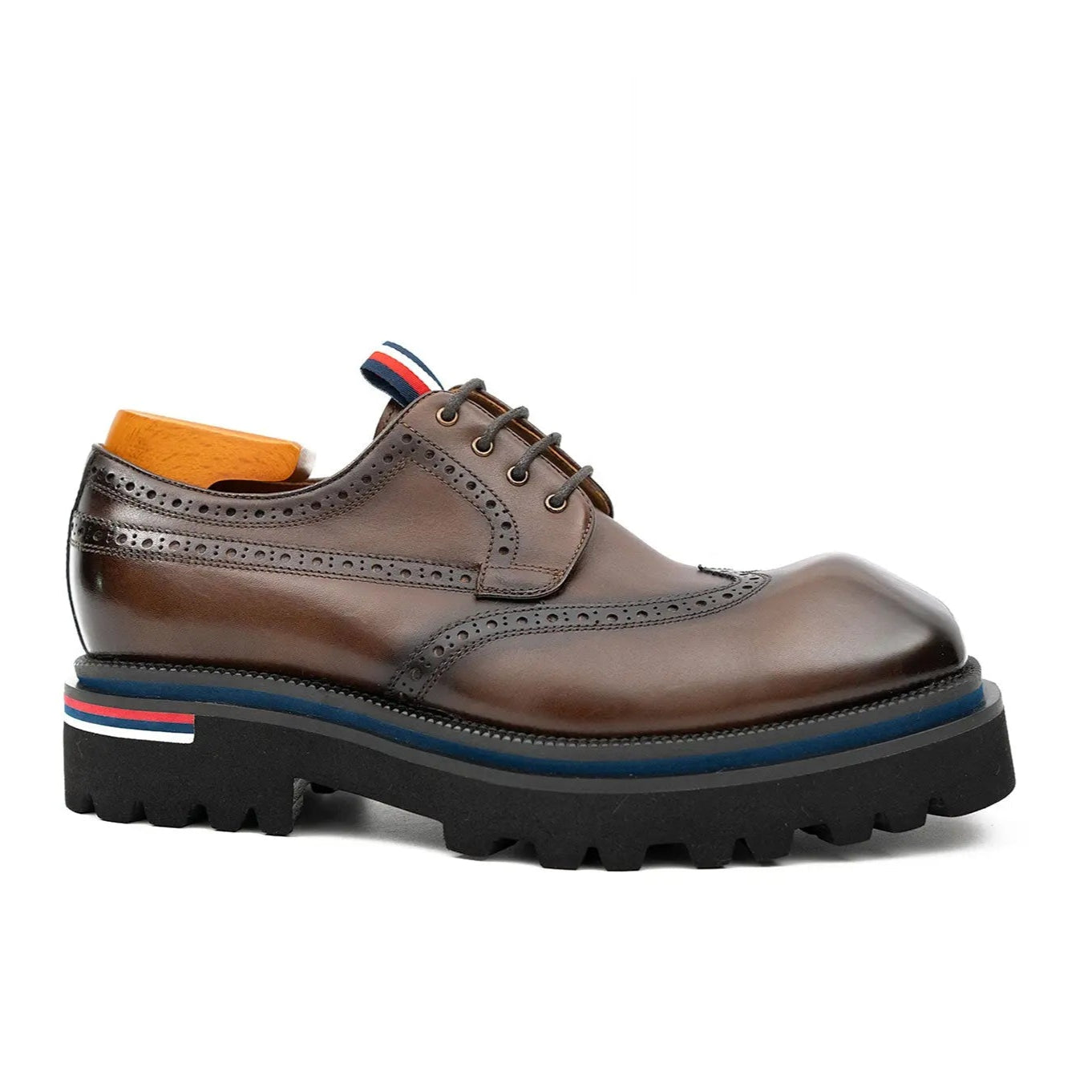 Square Toe Platform Derby Shoes