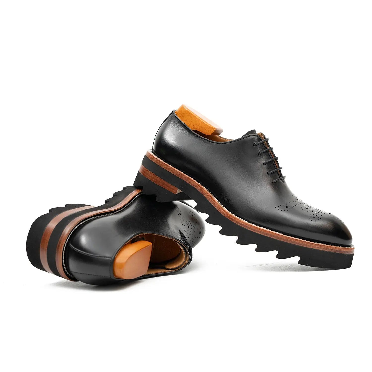 Black Lug Sole Oxford