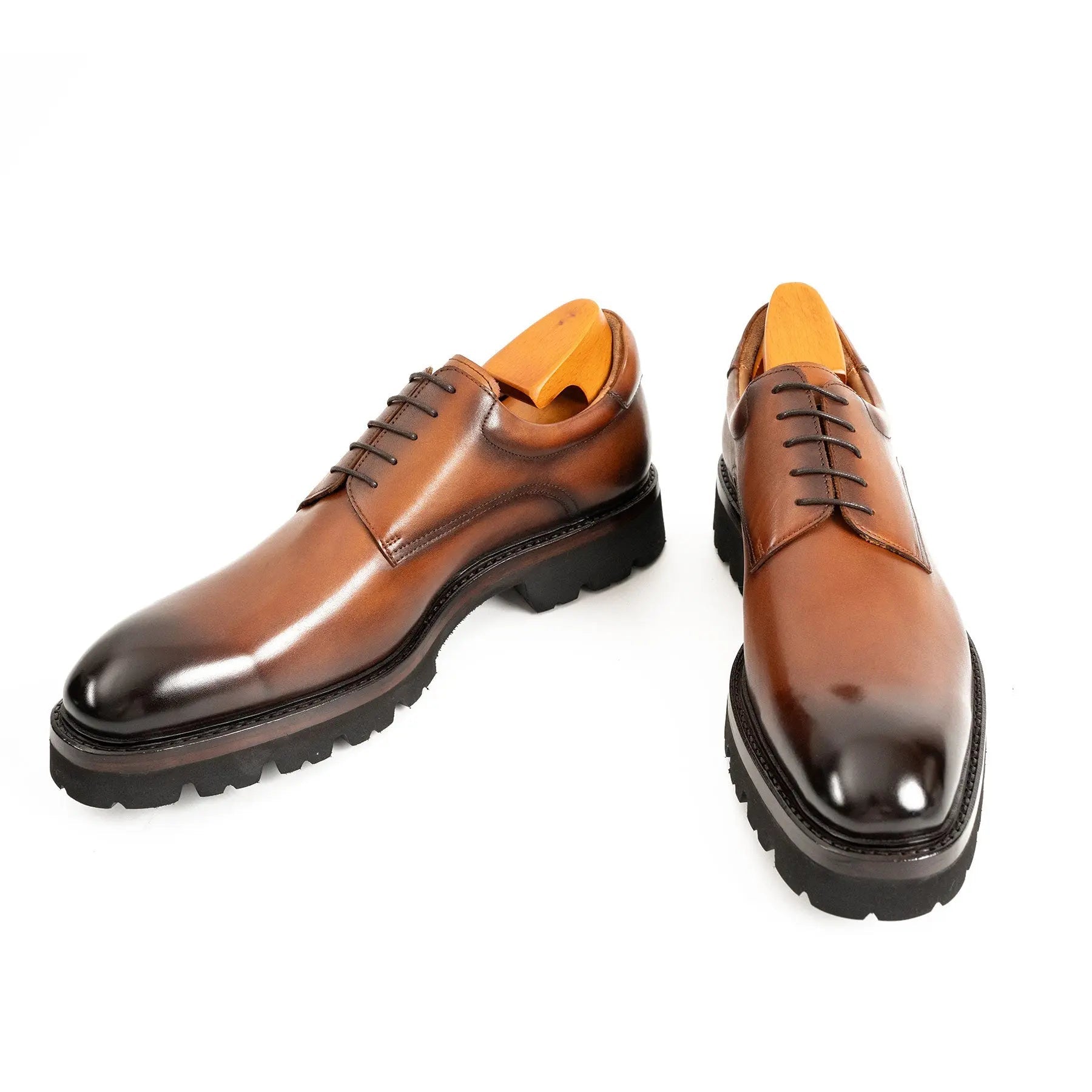 Burnished Lug Sole Derby