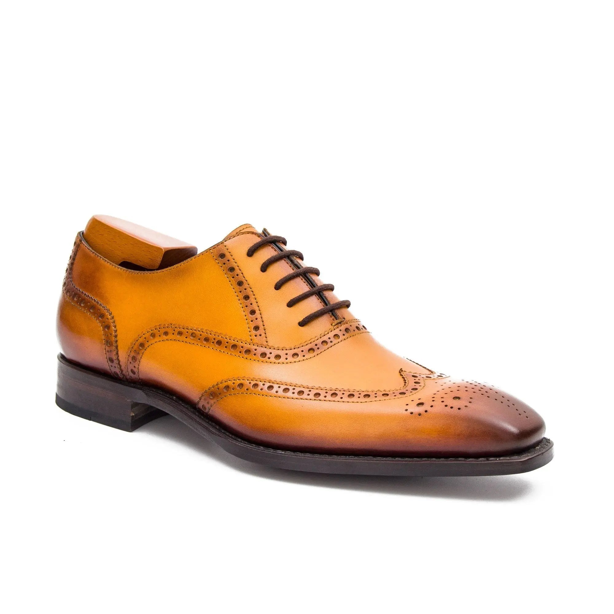 Antique Tan Brogue Oxford