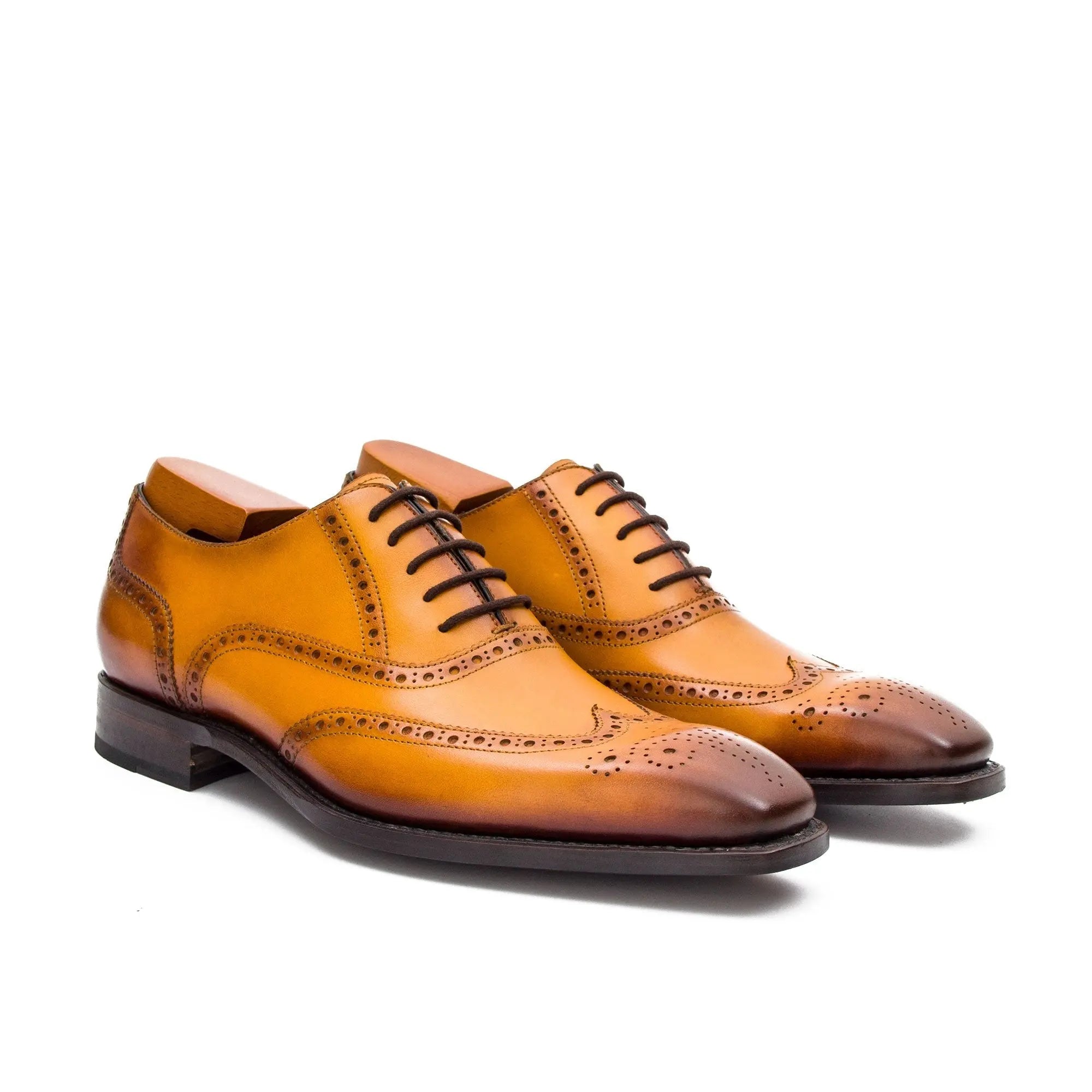 Antique Tan Brogue Oxford