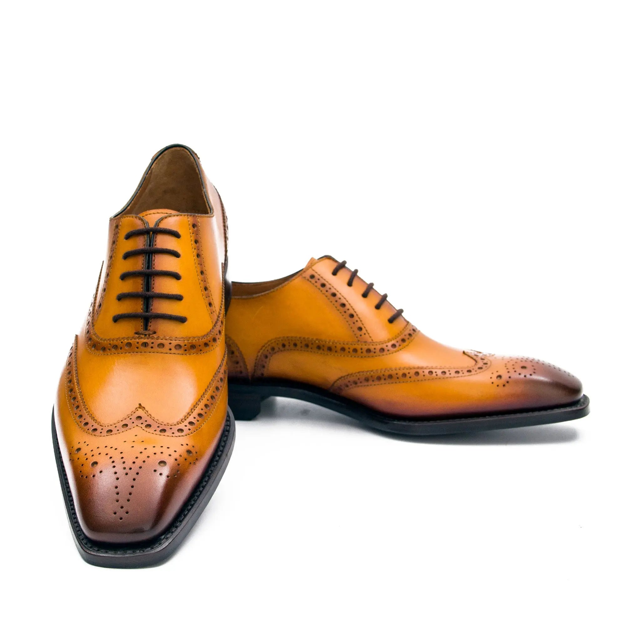 Antique Tan Brogue Oxford