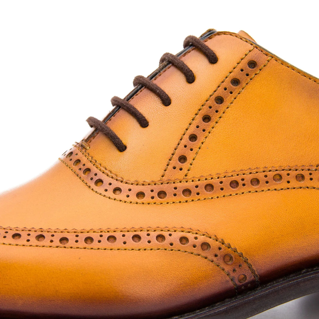 Antique Tan Brogue Oxford