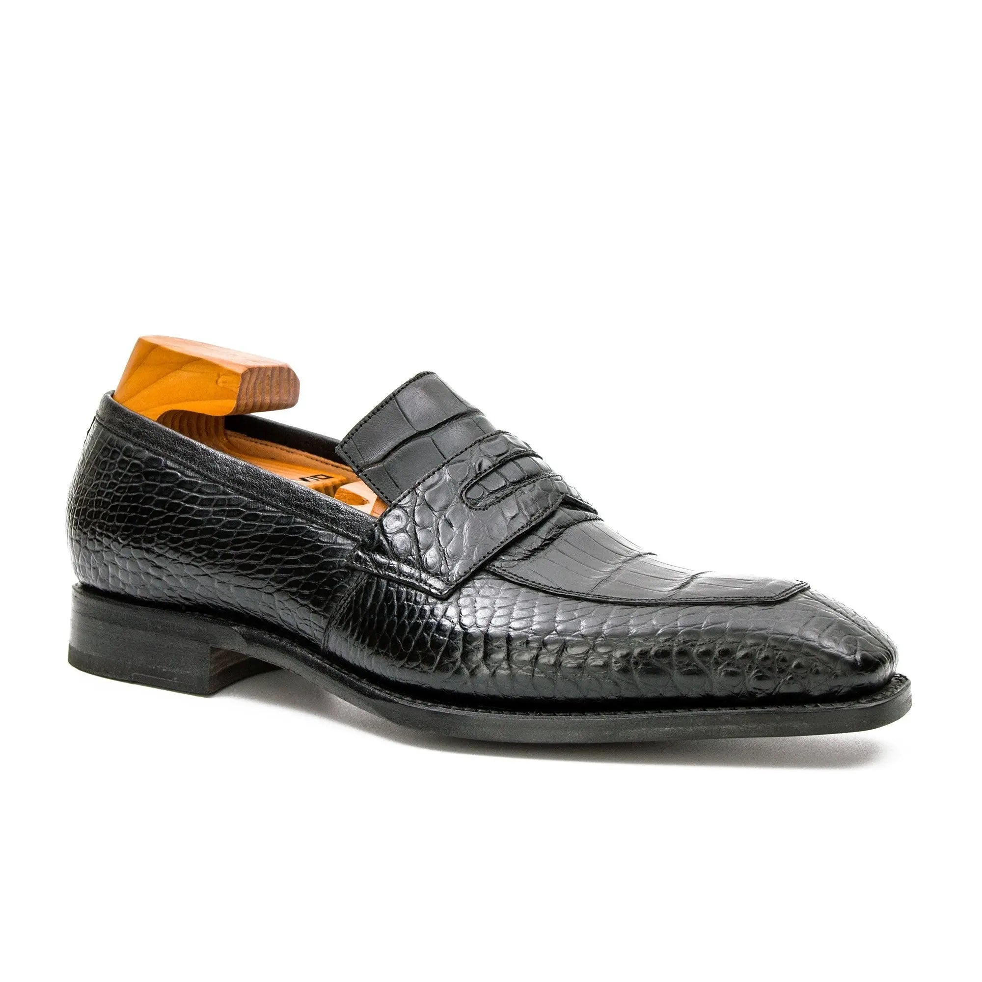 Men's Crocodile Leather Loafers