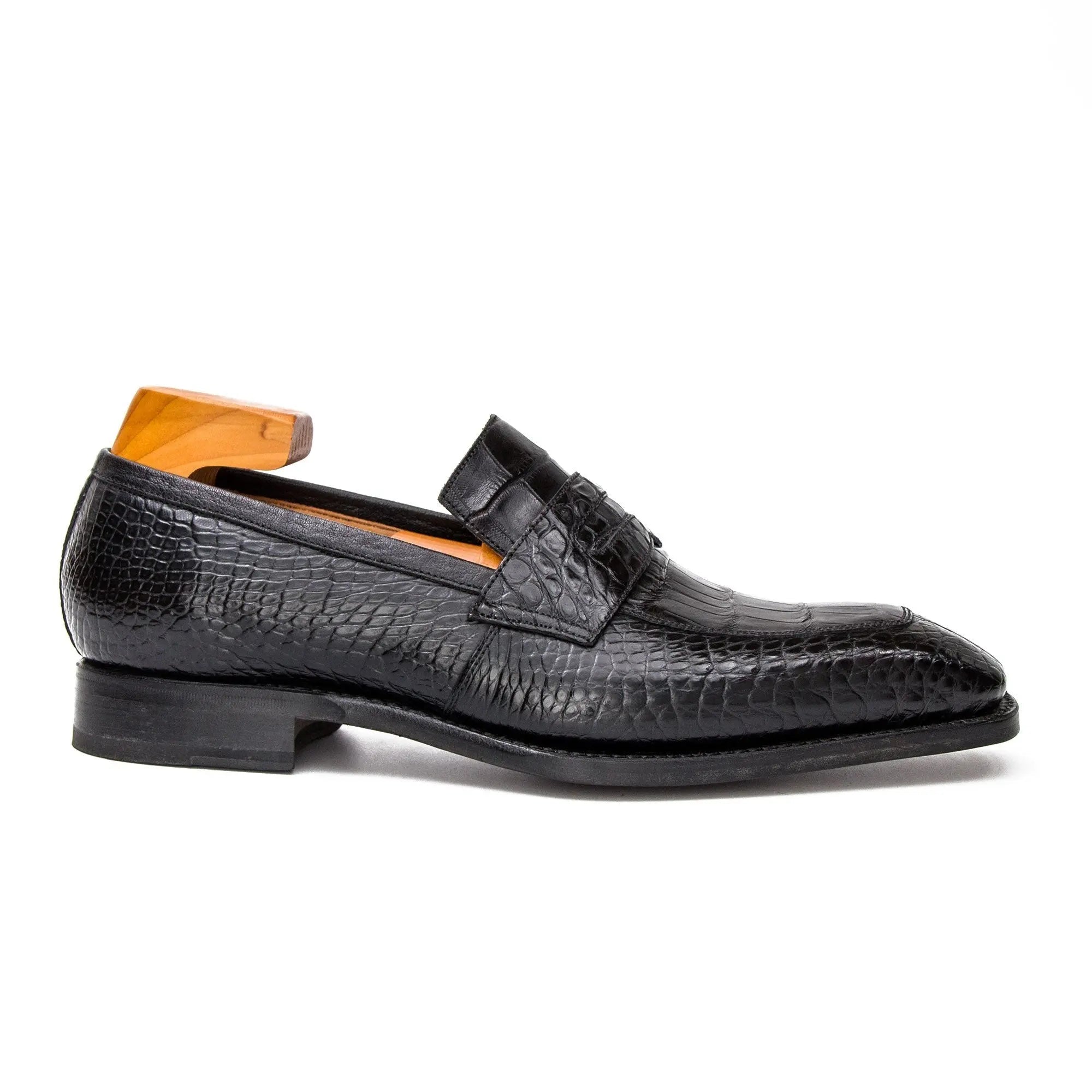 Men's Crocodile Leather Loafers