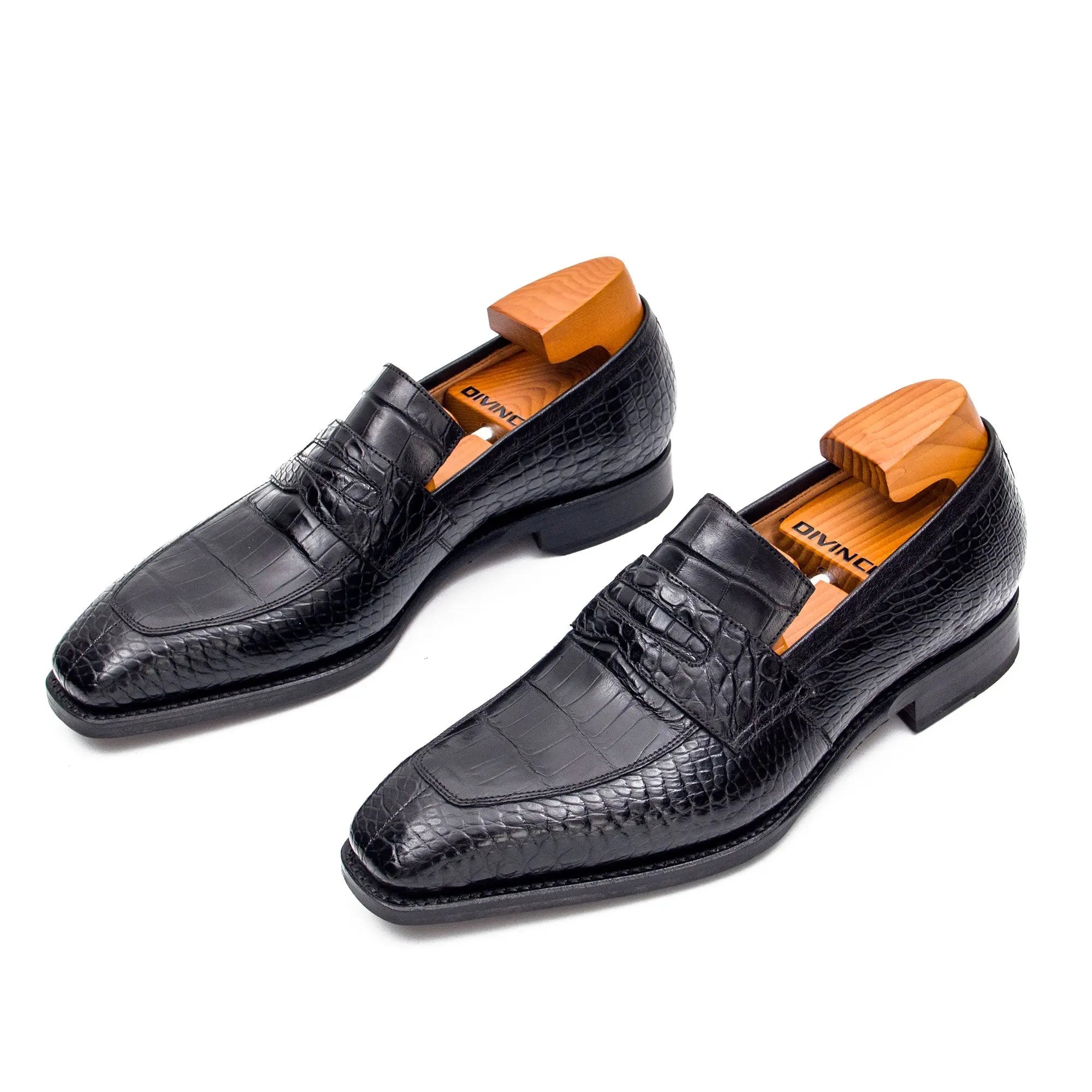 Men's Crocodile Leather Loafers