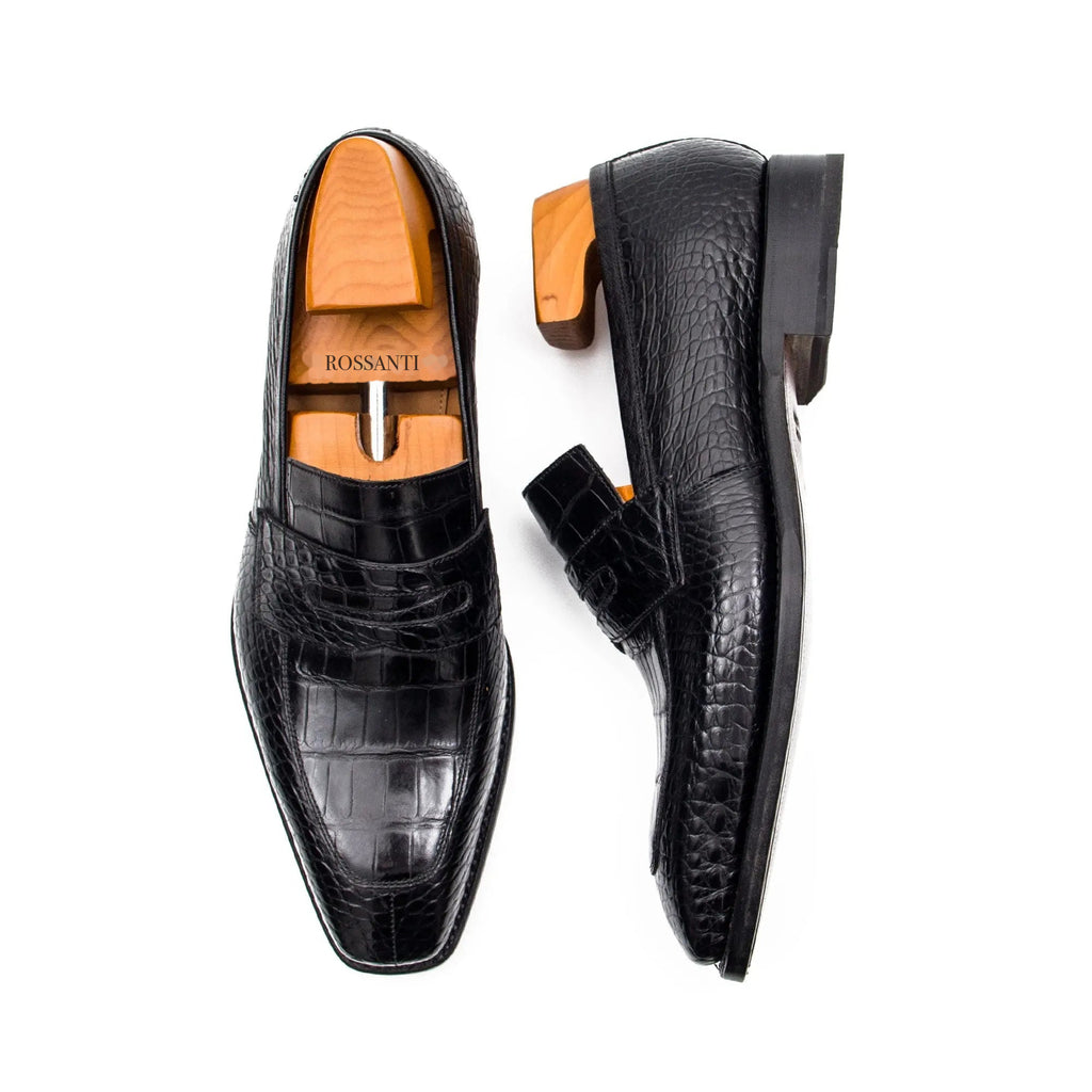 Men's Crocodile Leather Loafers