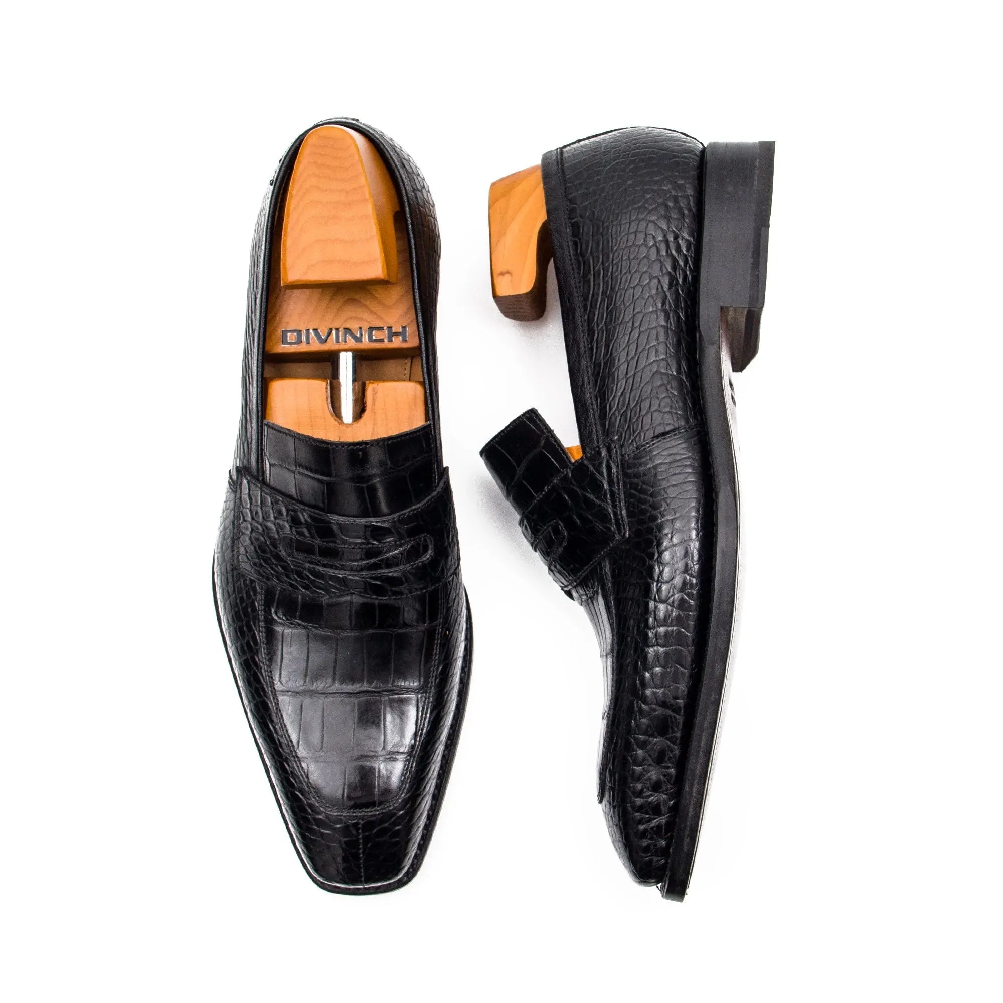 Men's Crocodile Leather Loafers