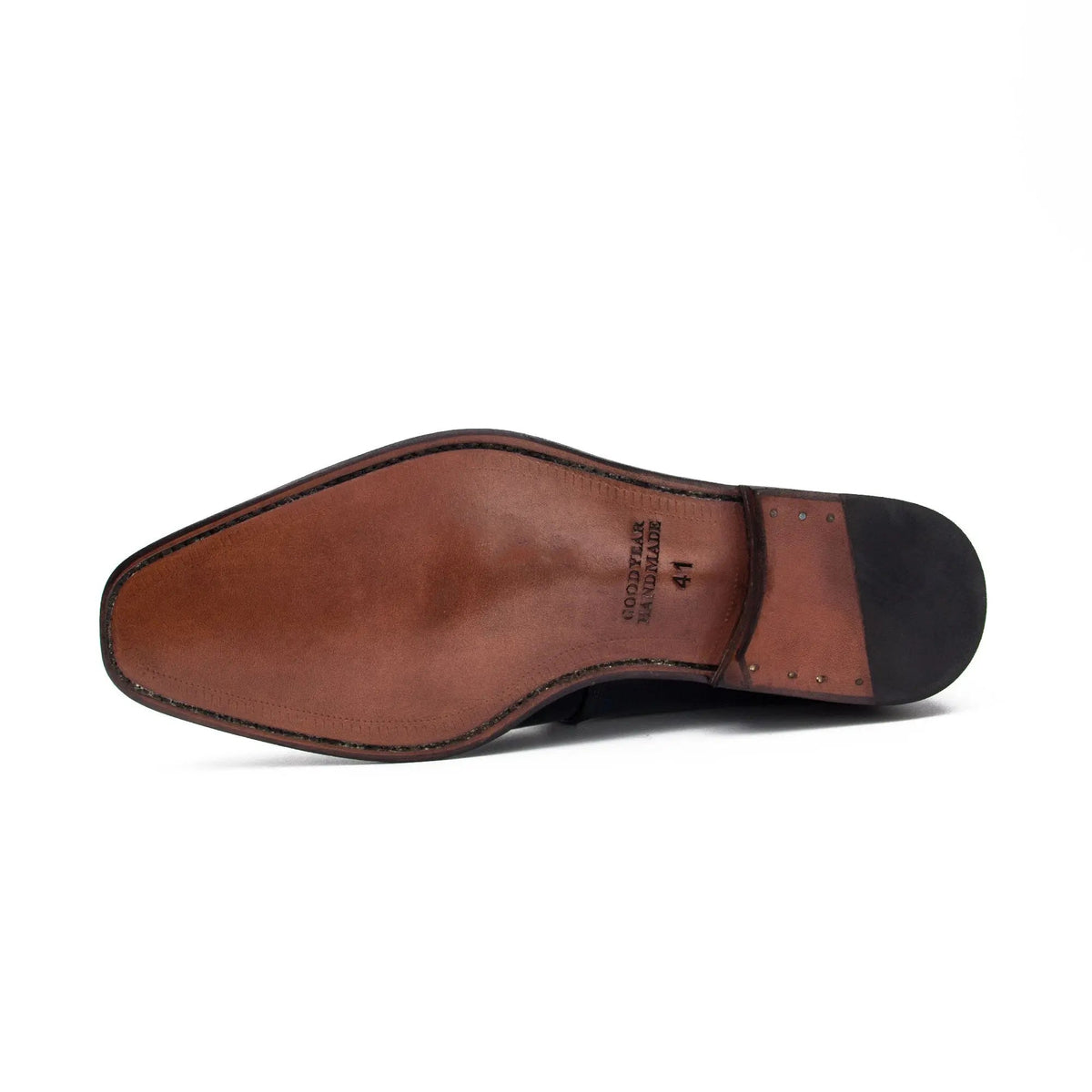 Black Double Monk Strap Shoe