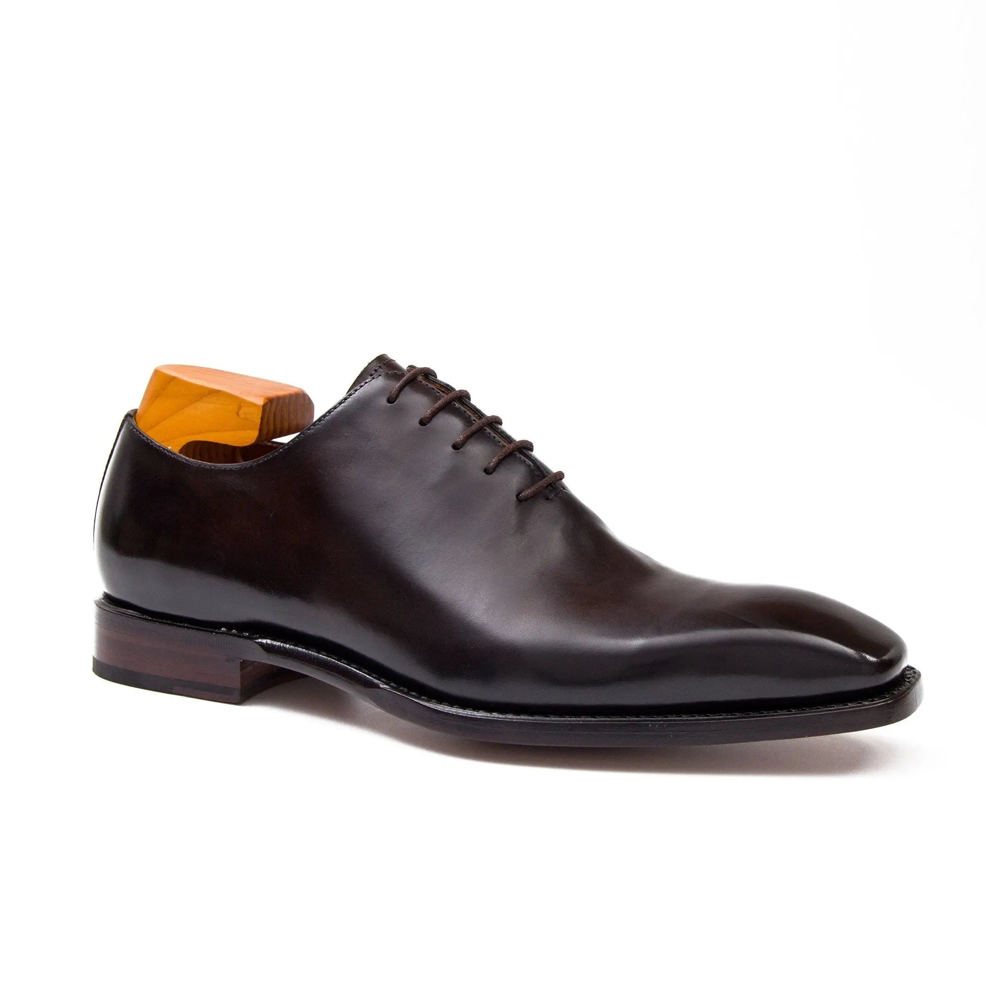 Dark Brown Wholecut Oxford
