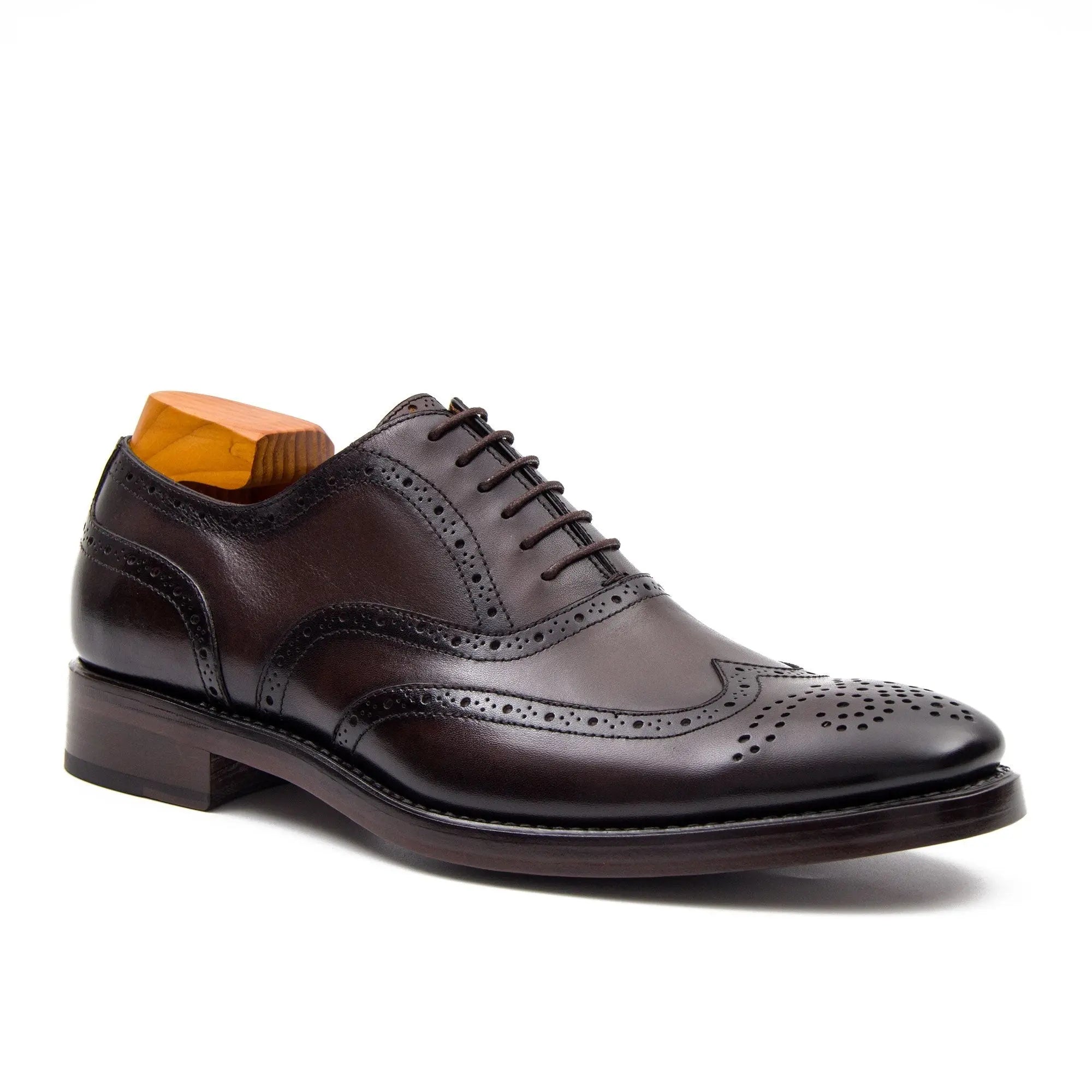 Dark Brown Wingtip Oxford