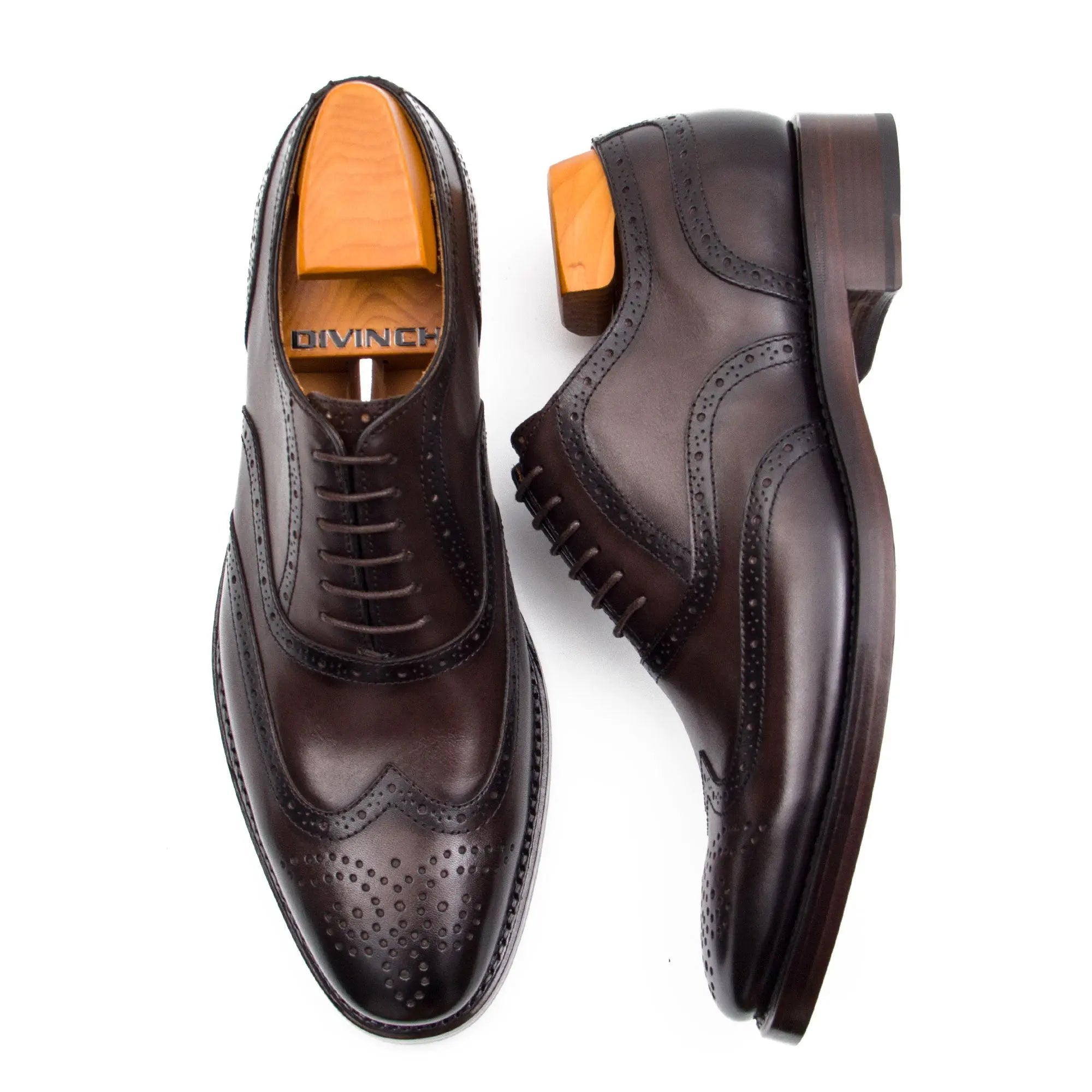 Dark Brown Wingtip Oxford