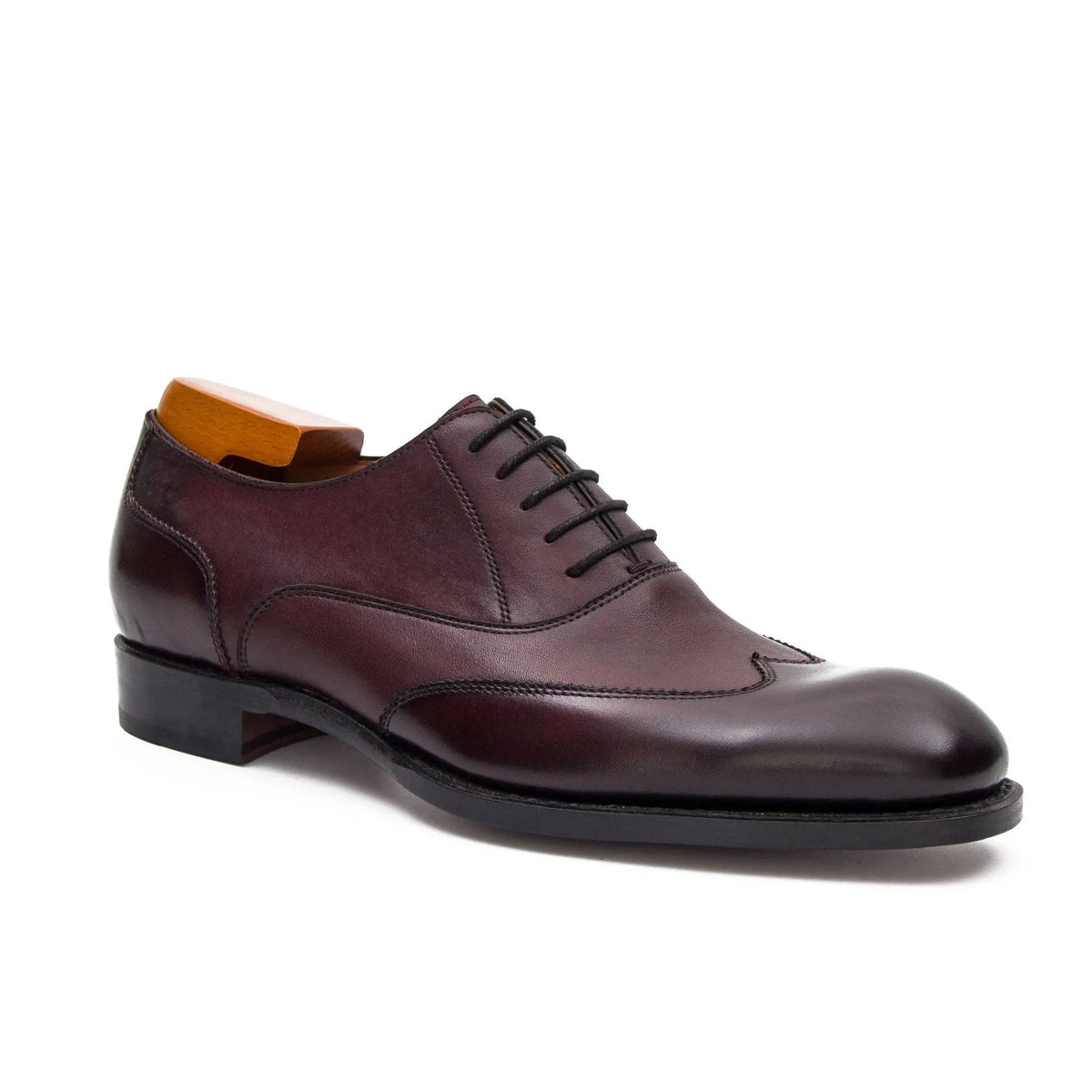 Burgundy Calfskin Oxford