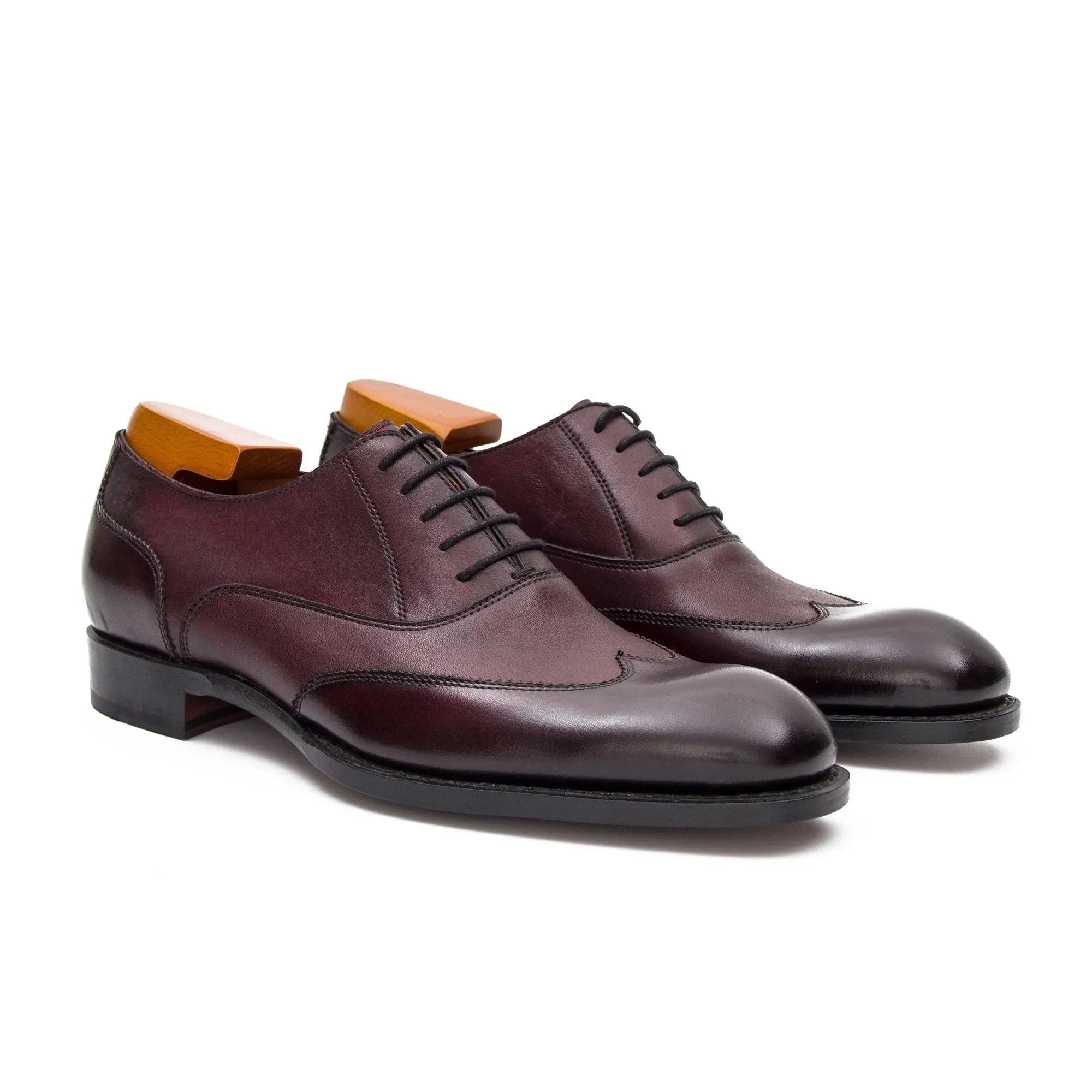 Burgundy Calfskin Oxford