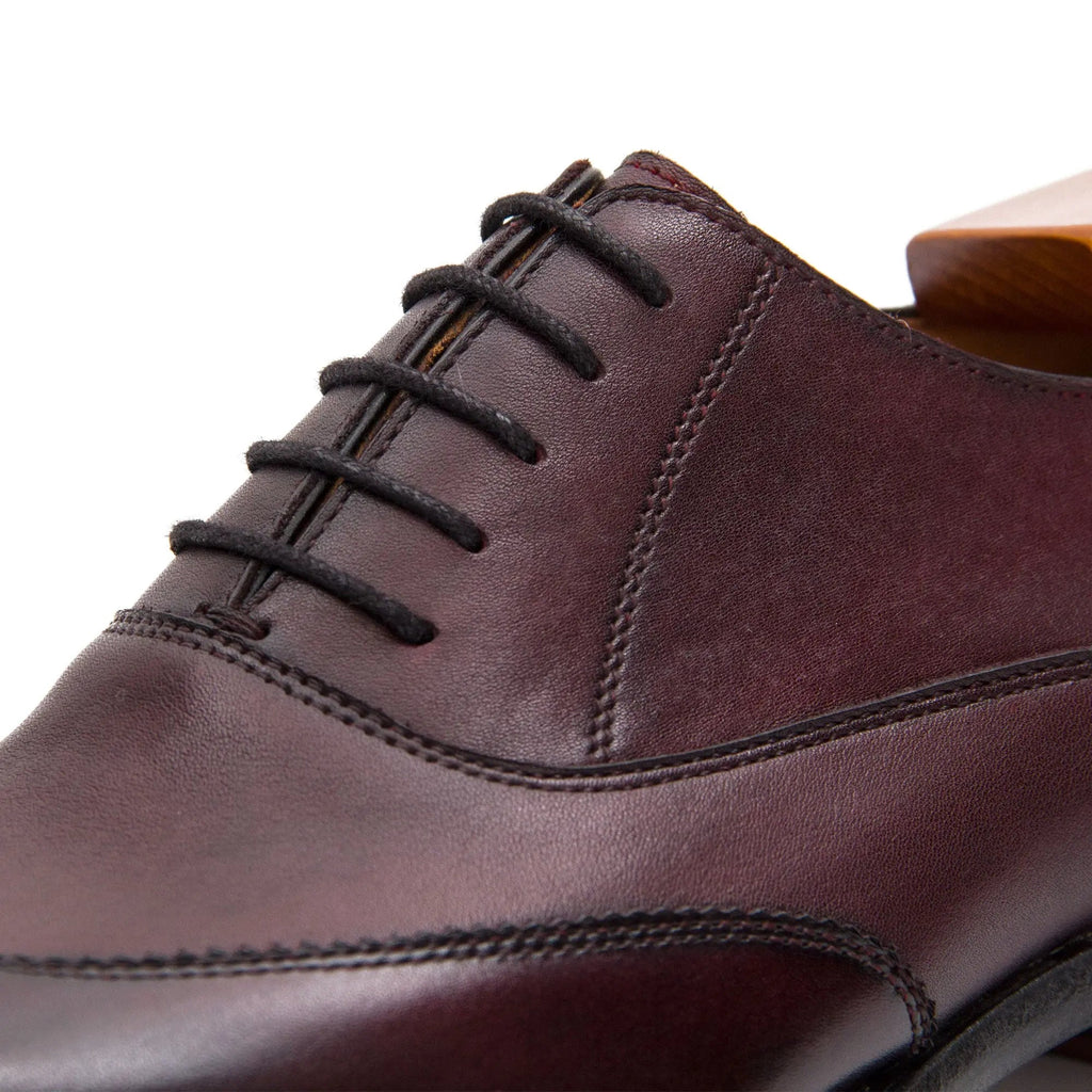 Burgundy Calfskin Oxford