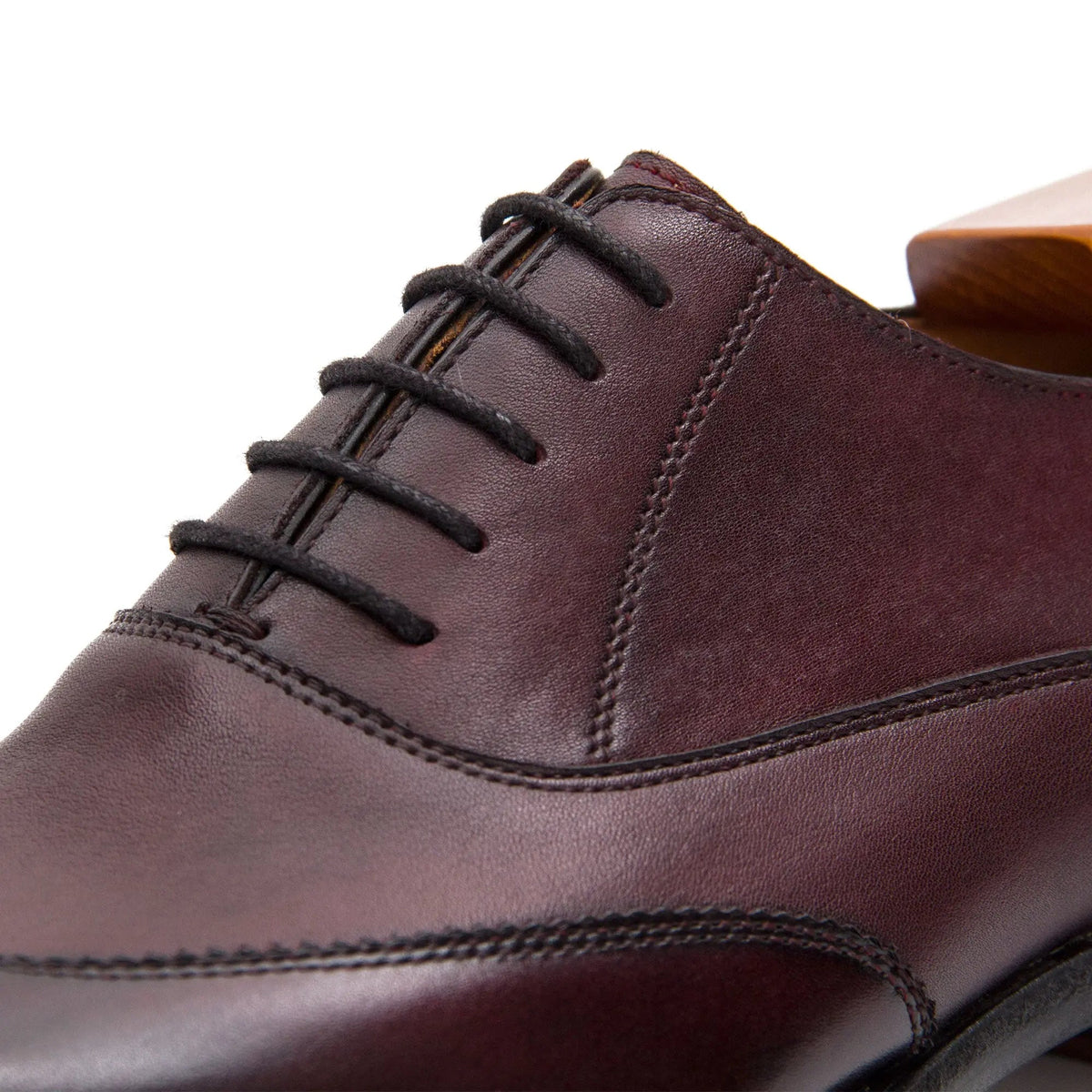 Burgundy Calfskin Oxford