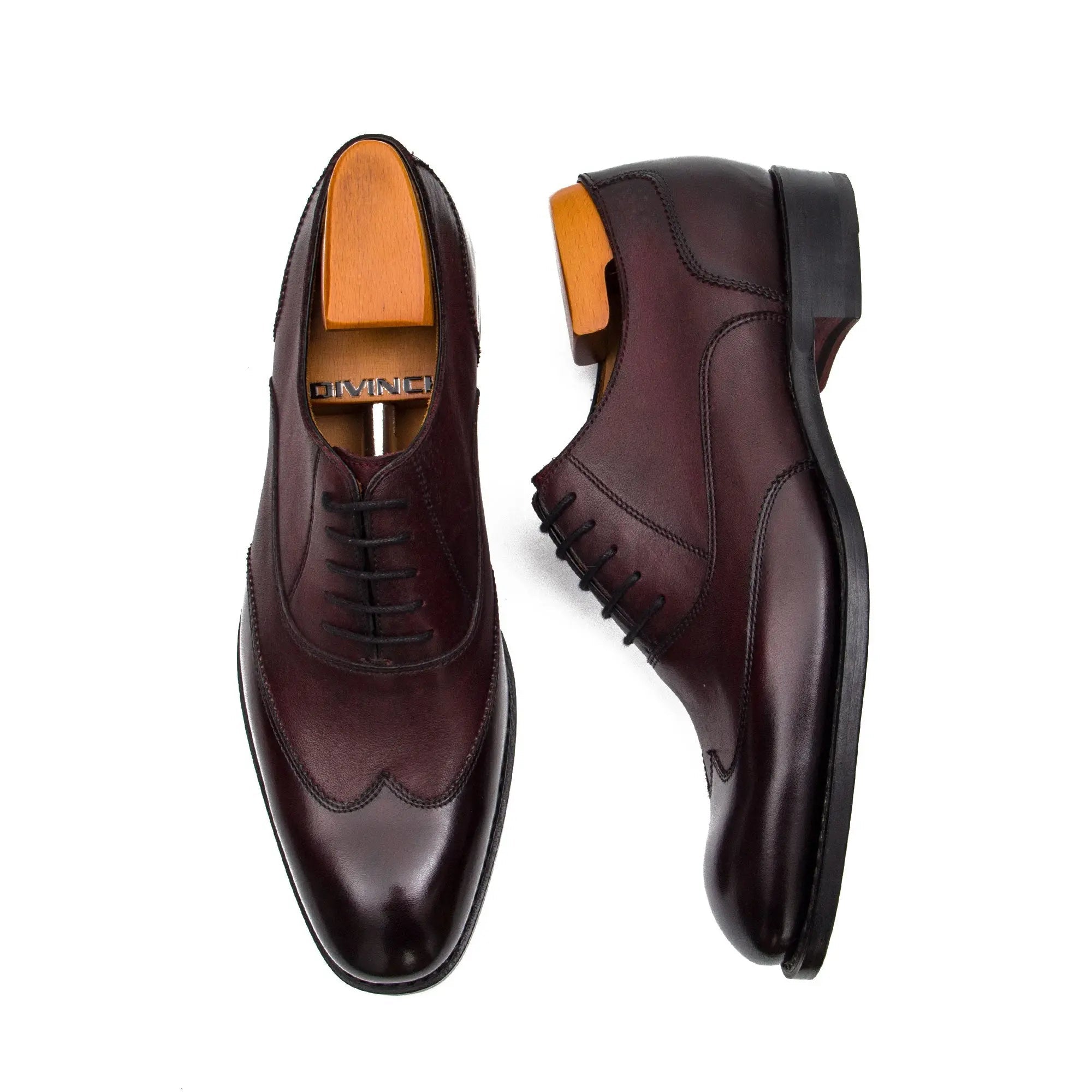 Burgundy Calfskin Oxford