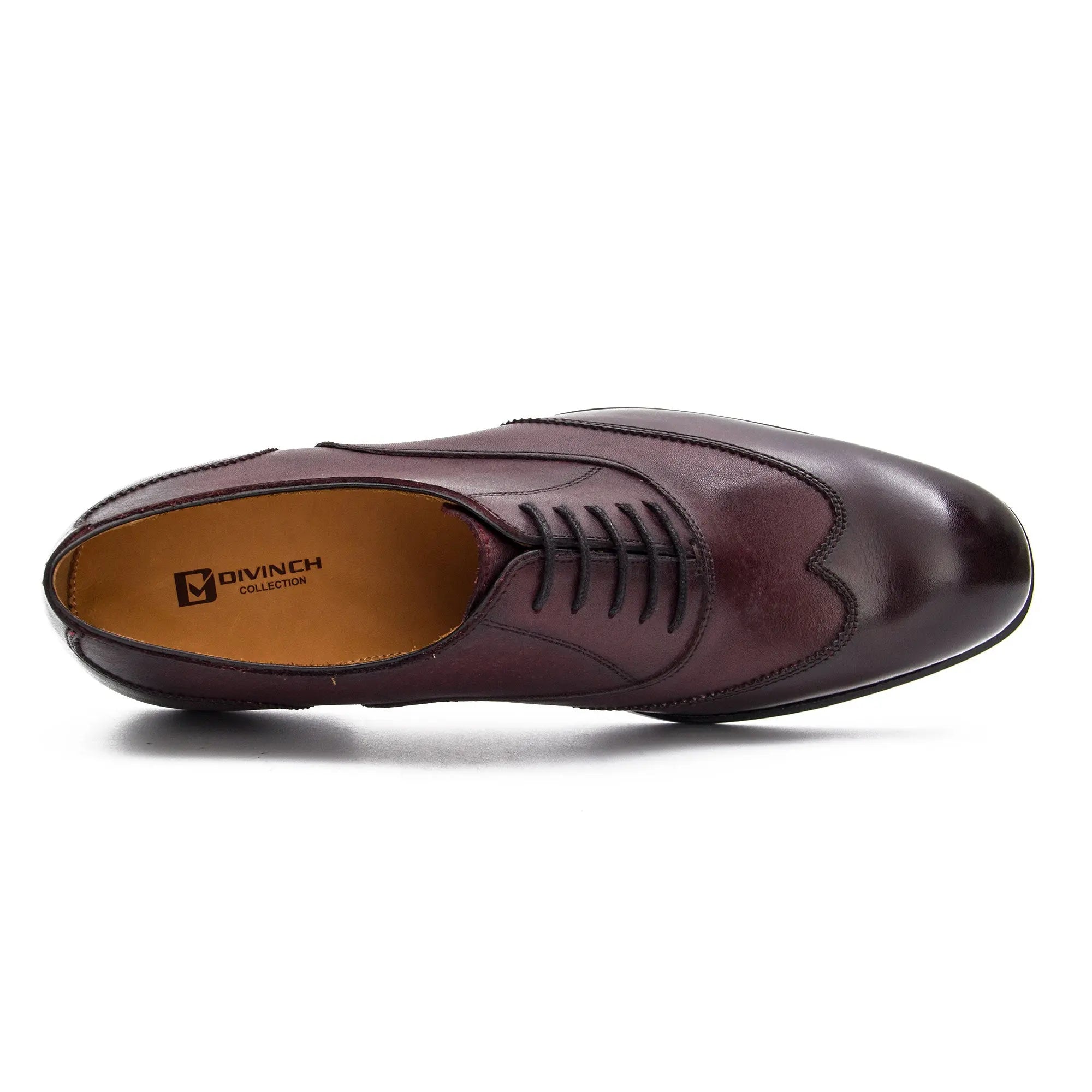 Burgundy Calfskin Oxford