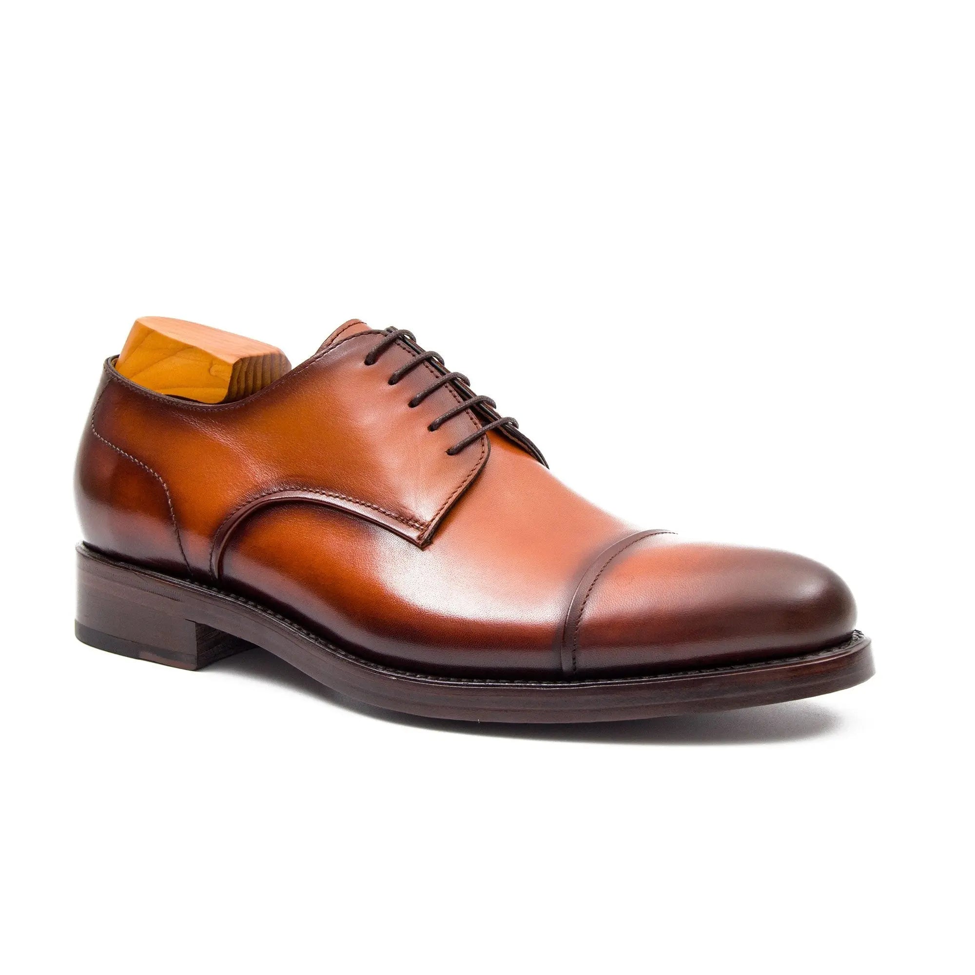 Cognac Cap-Toe Derby
