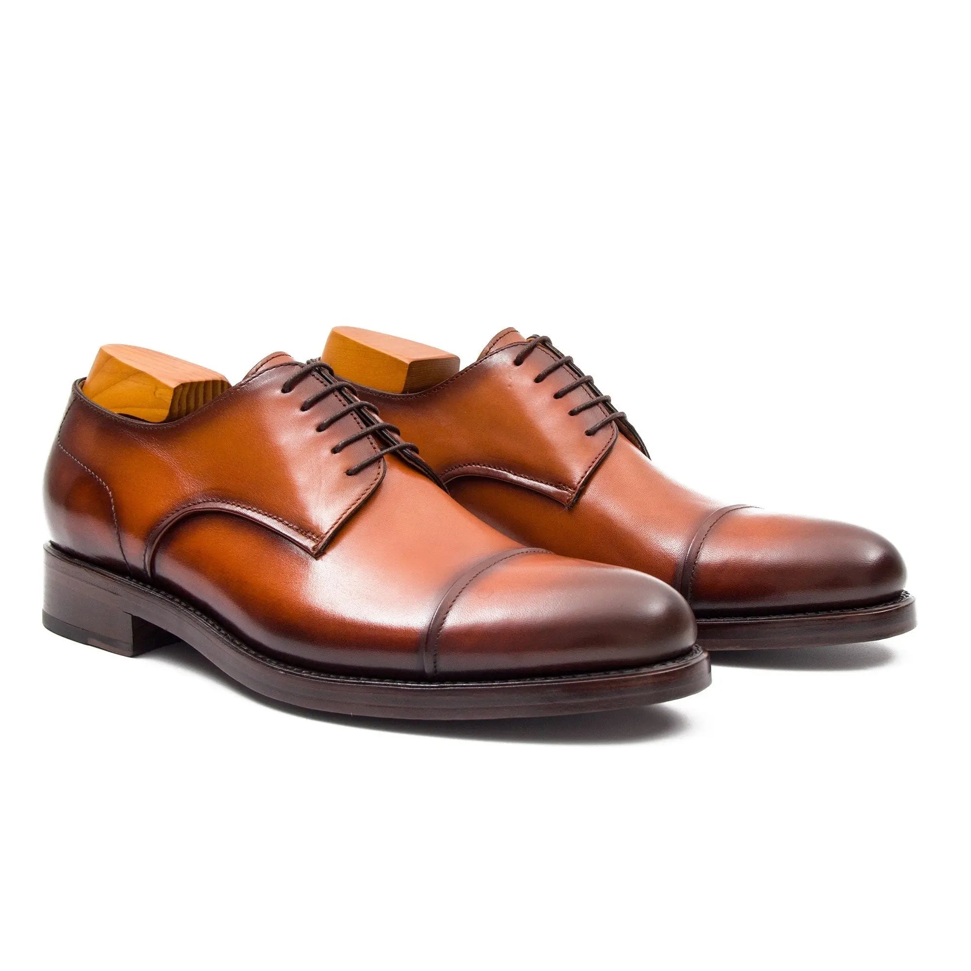 Cognac Cap-Toe Derby
