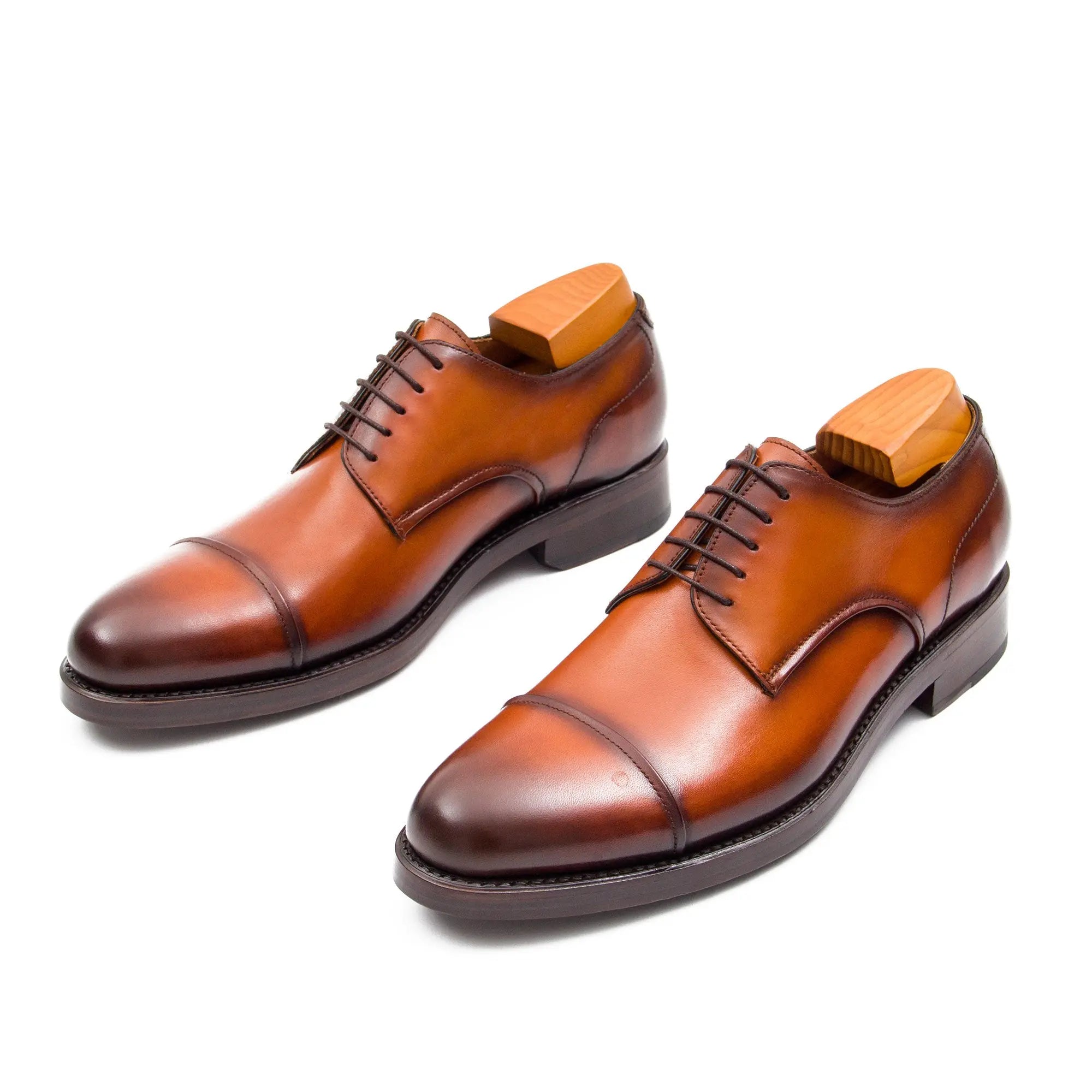 Cognac Cap-Toe Derby