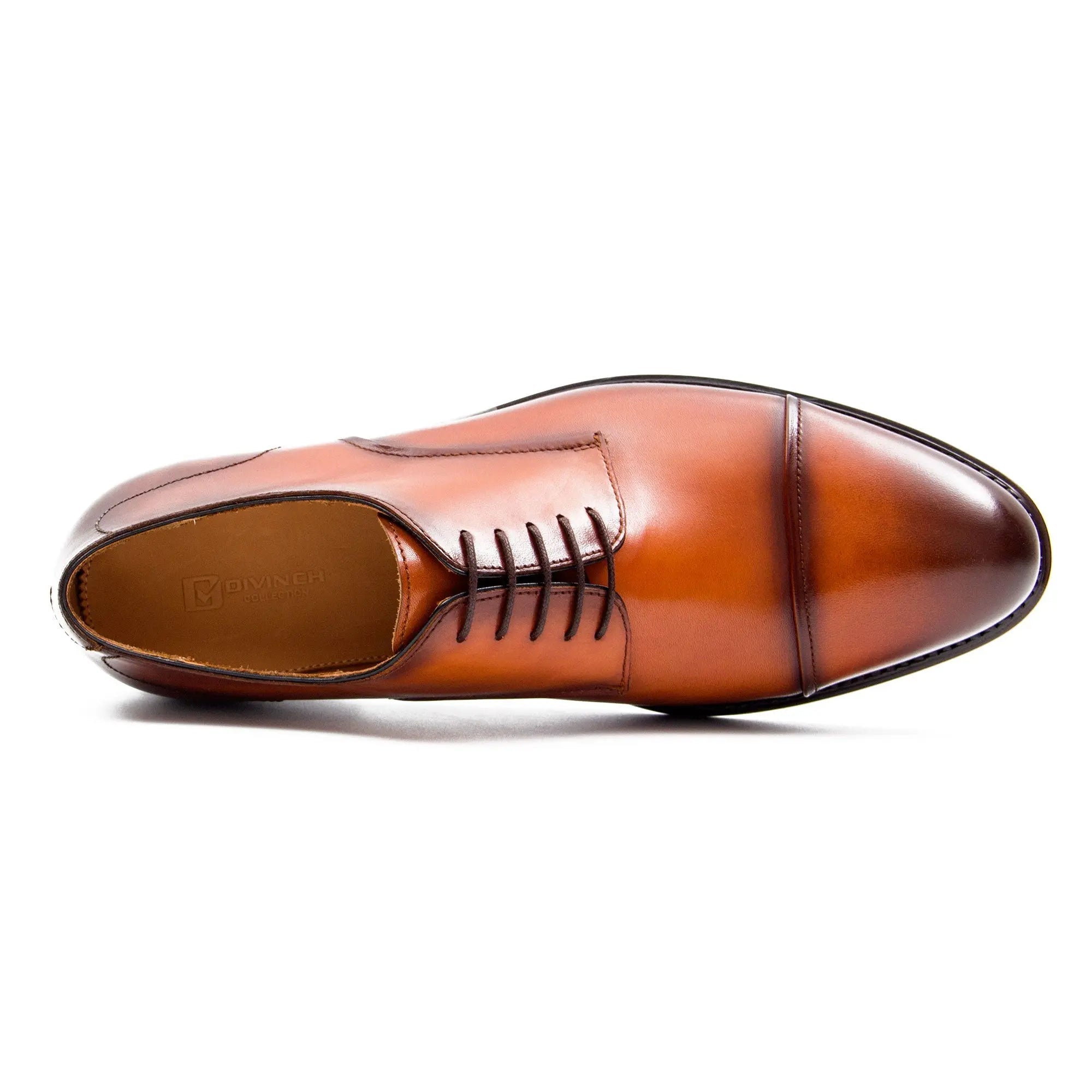 Cognac Cap-Toe Derby