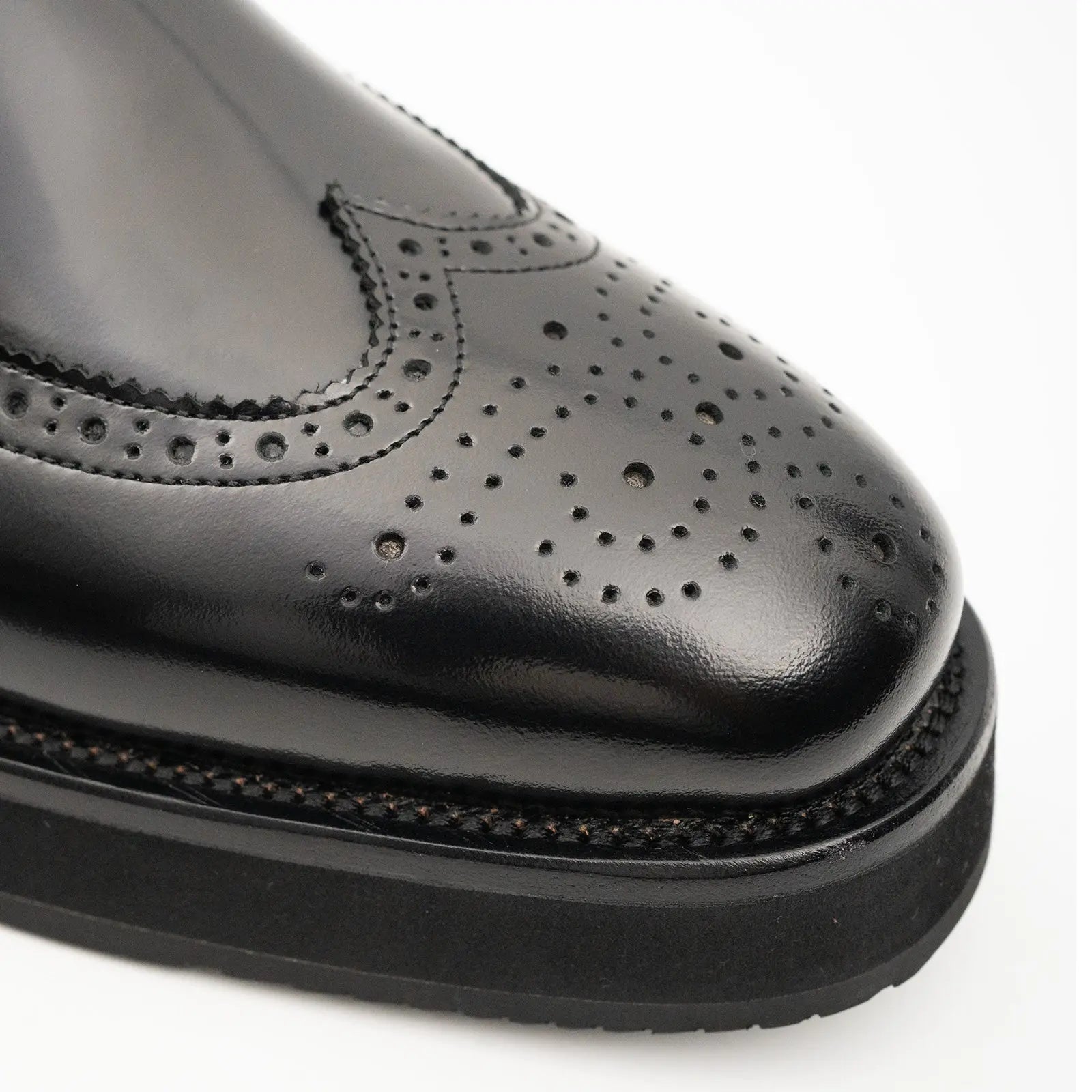 Black Platform Penny Loafer