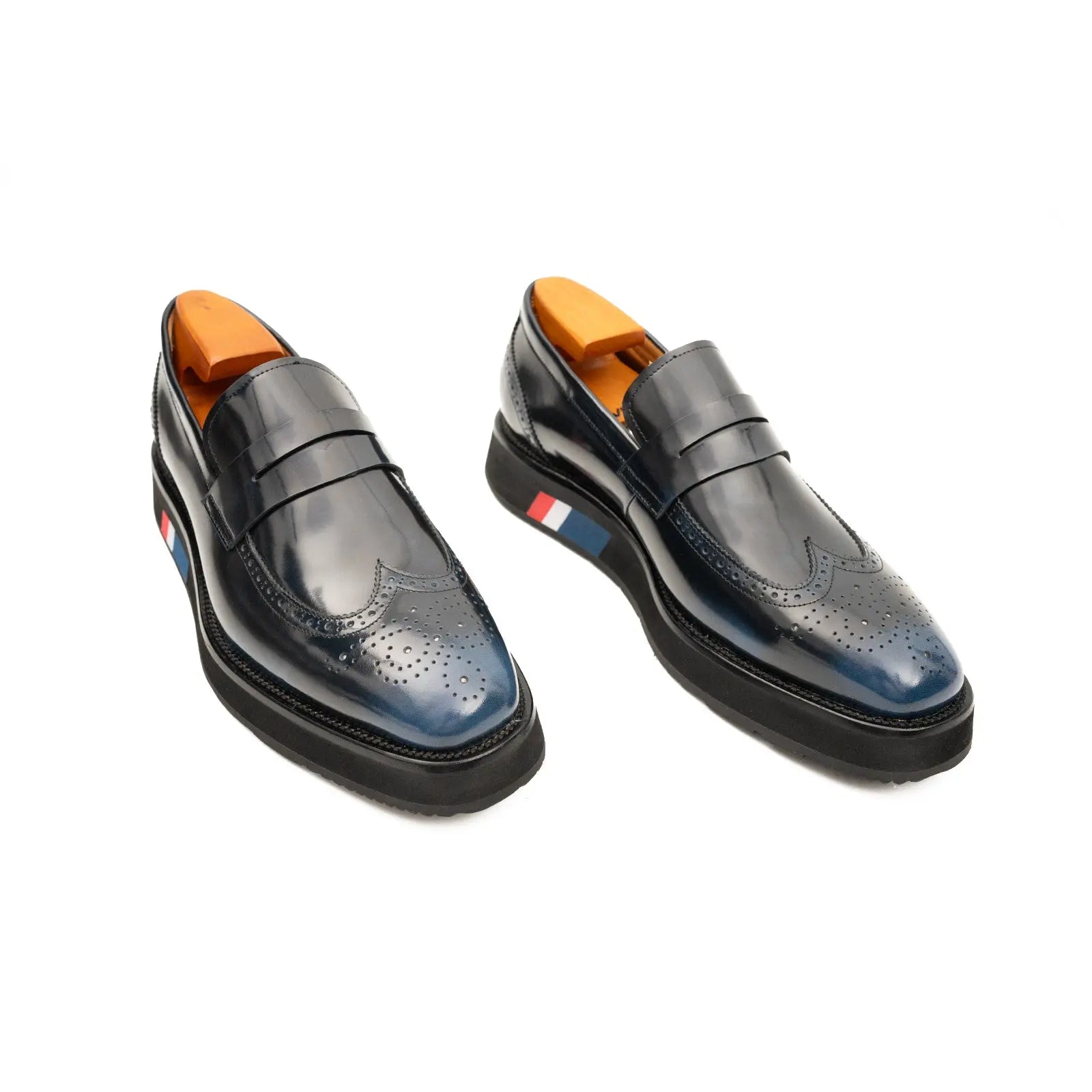 Deep Navy Penny Loafer with Foam Sole