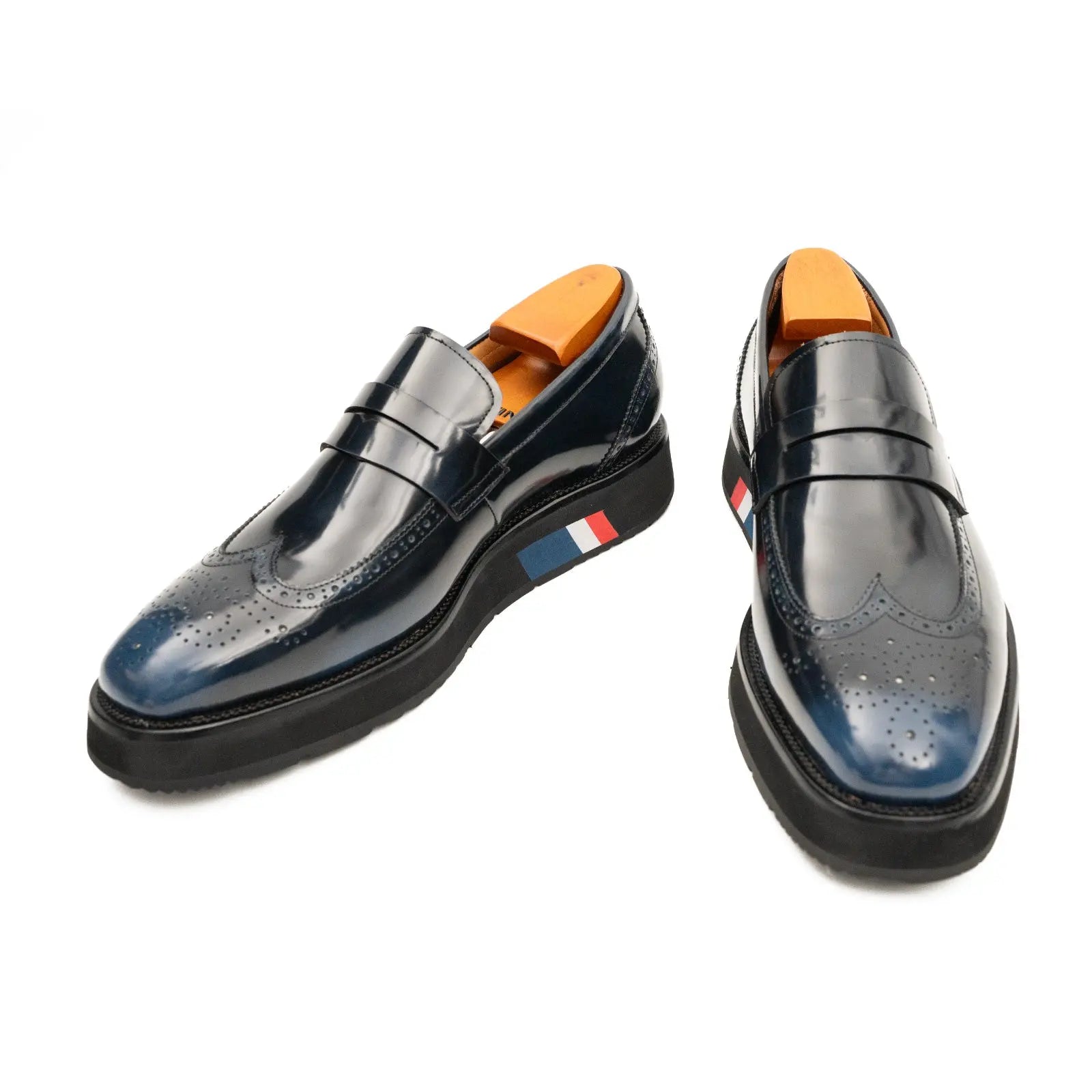Deep Navy Penny Loafer with Foam Sole
