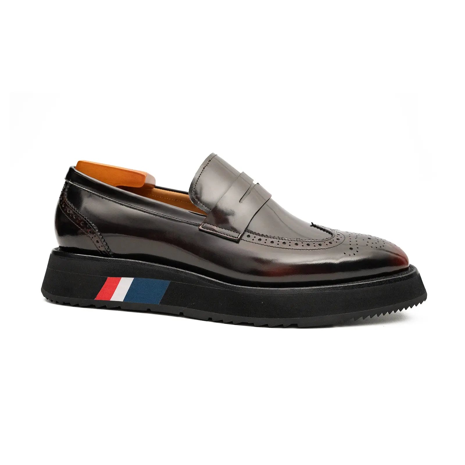 Dark Burgundy Penny Loafer with Foam Sole