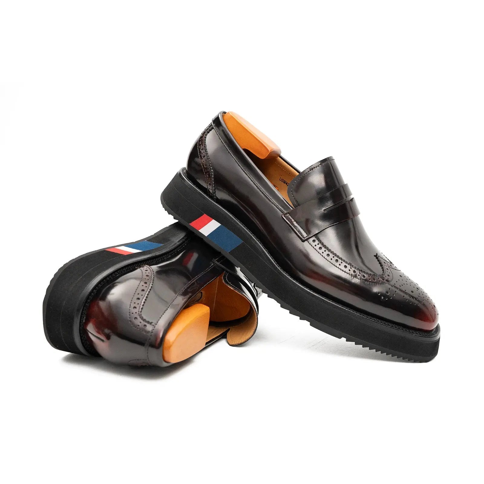 Dark Burgundy Penny Loafer with Foam Sole