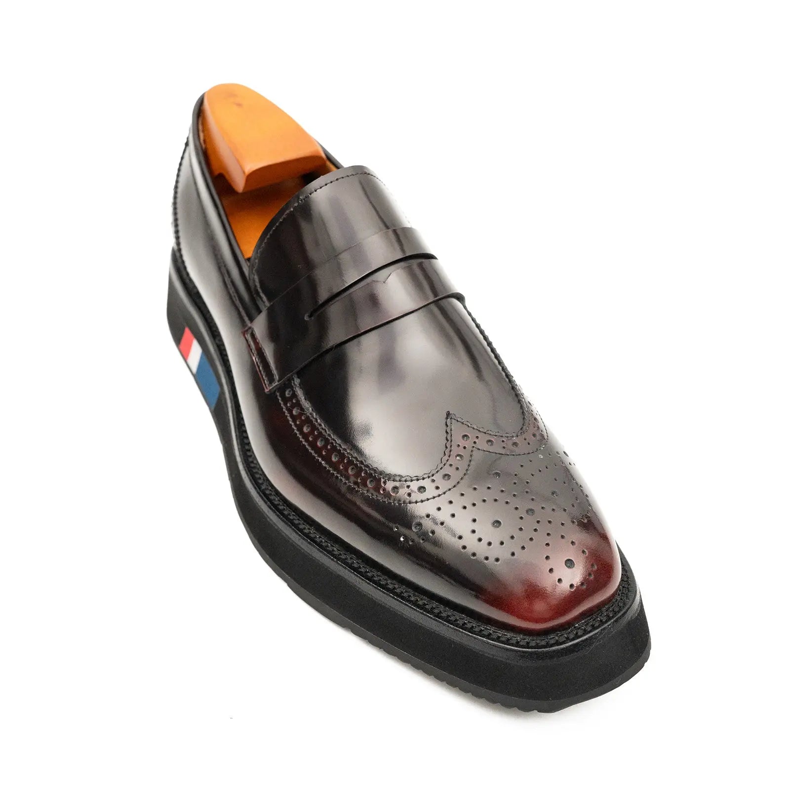 Dark Burgundy Penny Loafer with Foam Sole