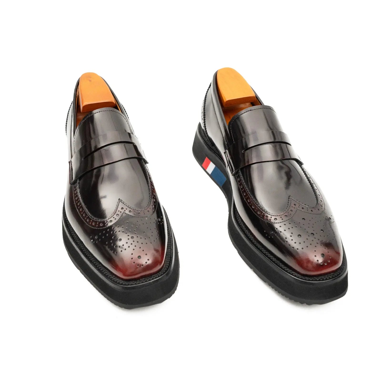 Dark Burgundy Penny Loafer with Foam Sole
