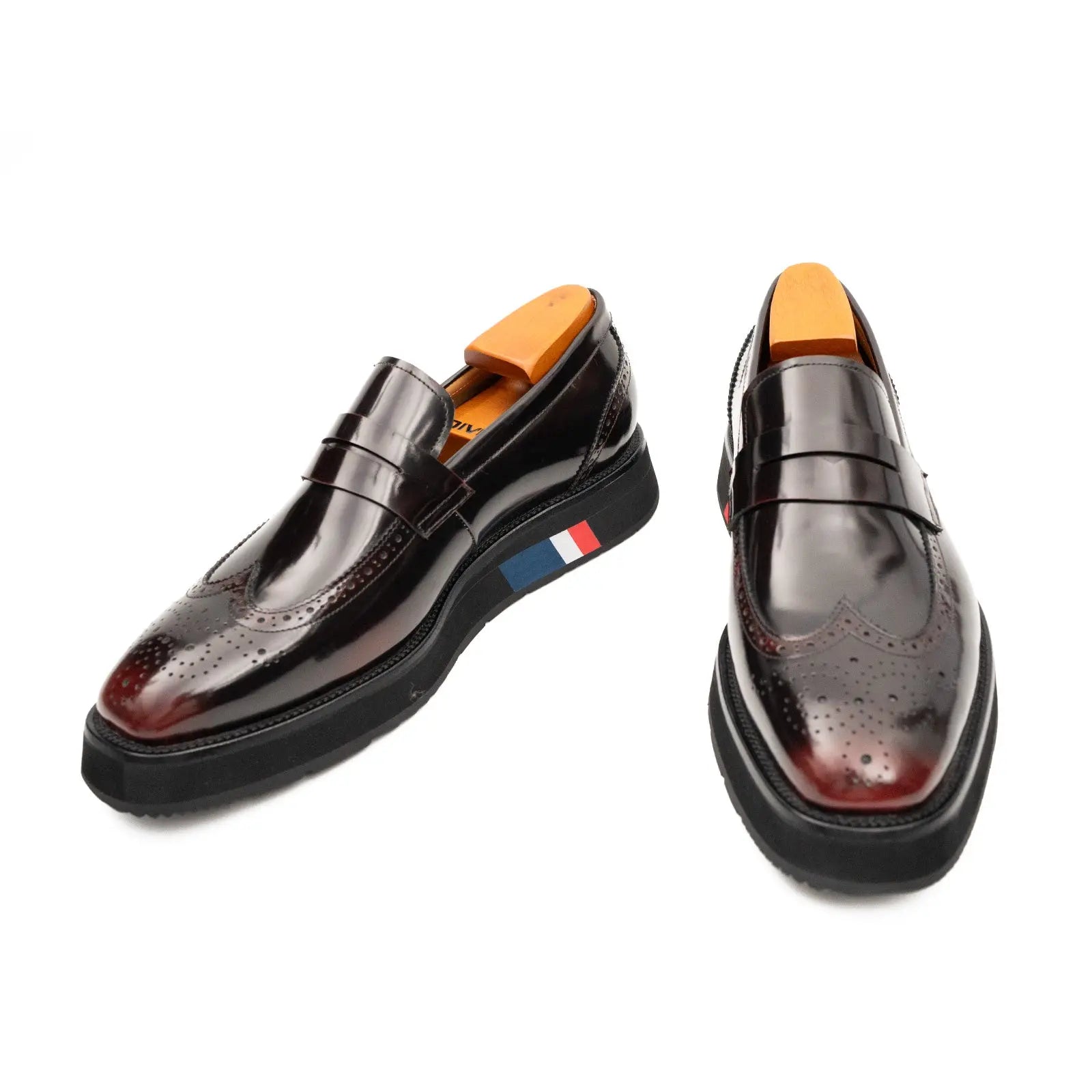 Dark Burgundy Penny Loafer with Foam Sole