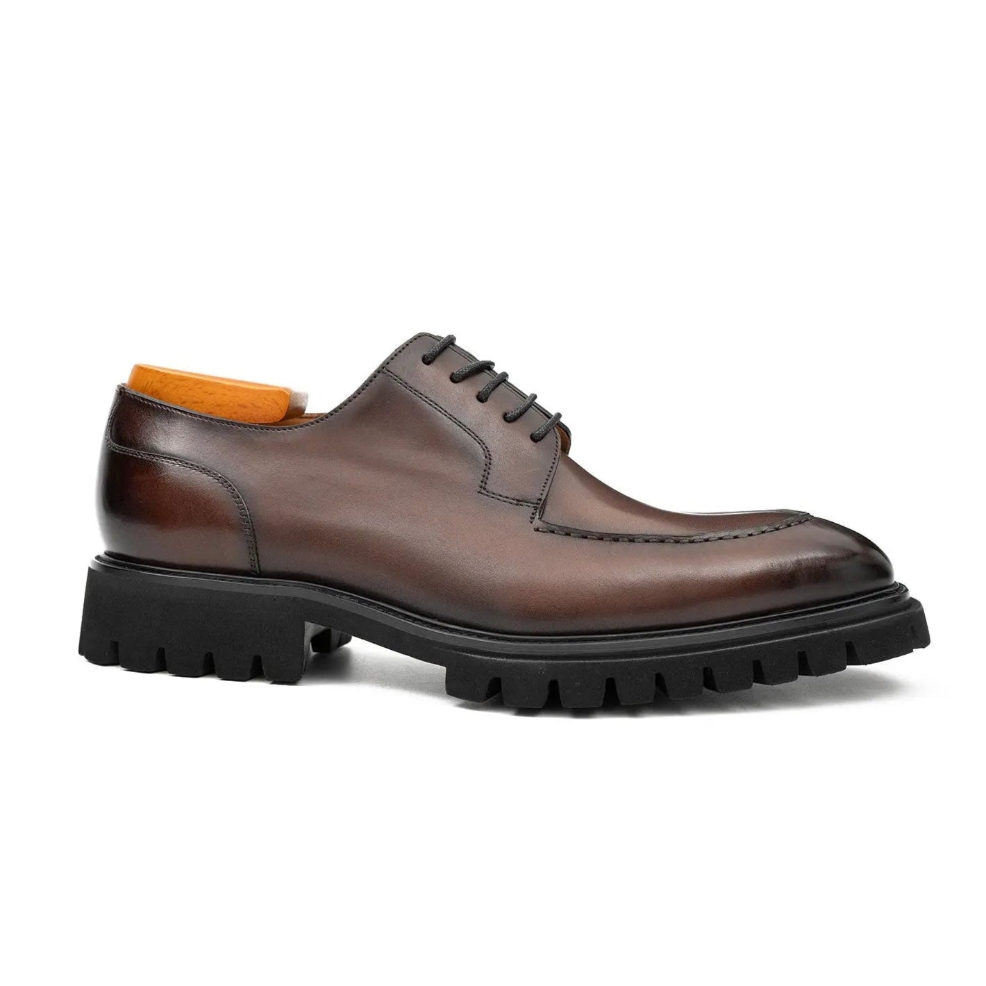 Brown Calfskin Derby