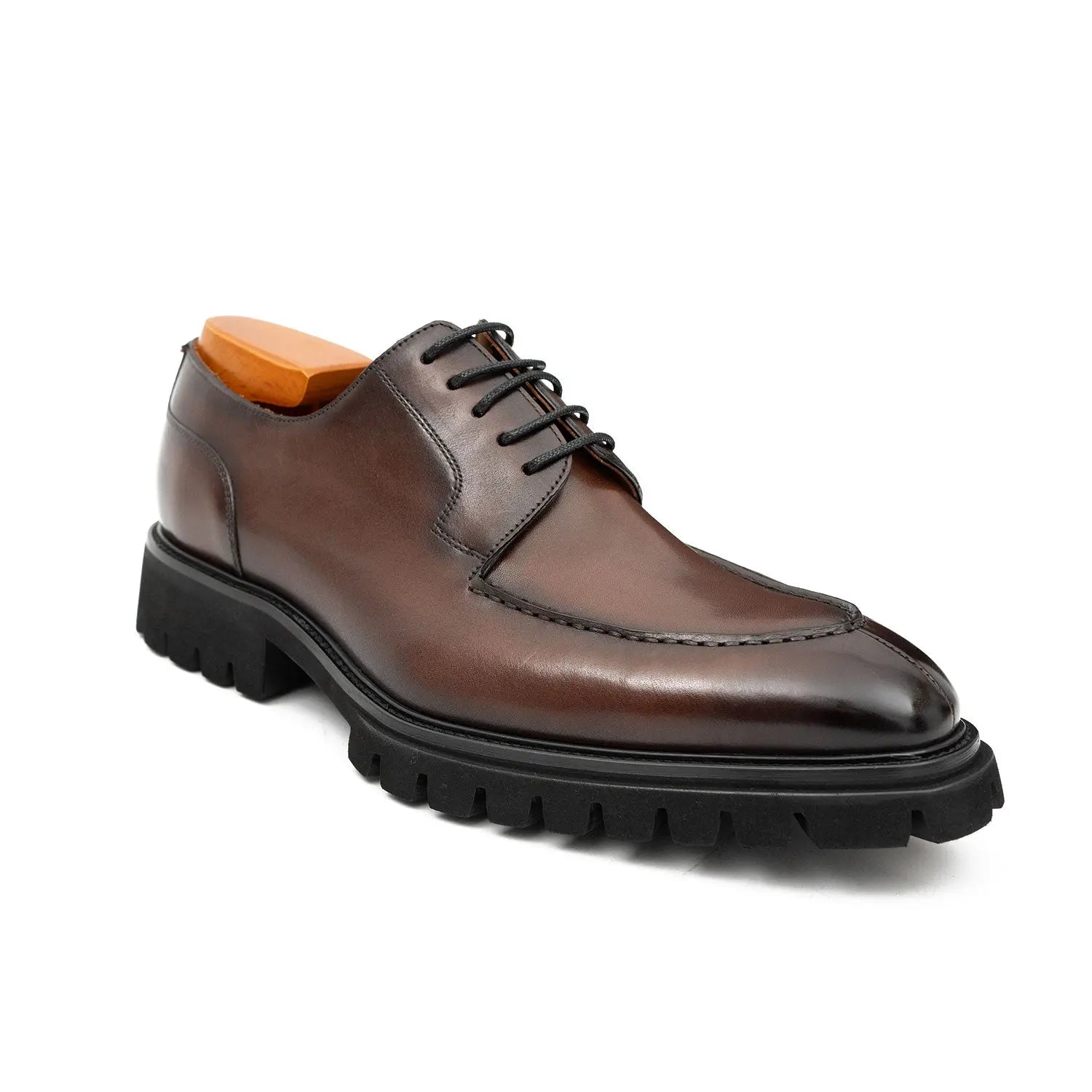 Brown Calfskin Derby