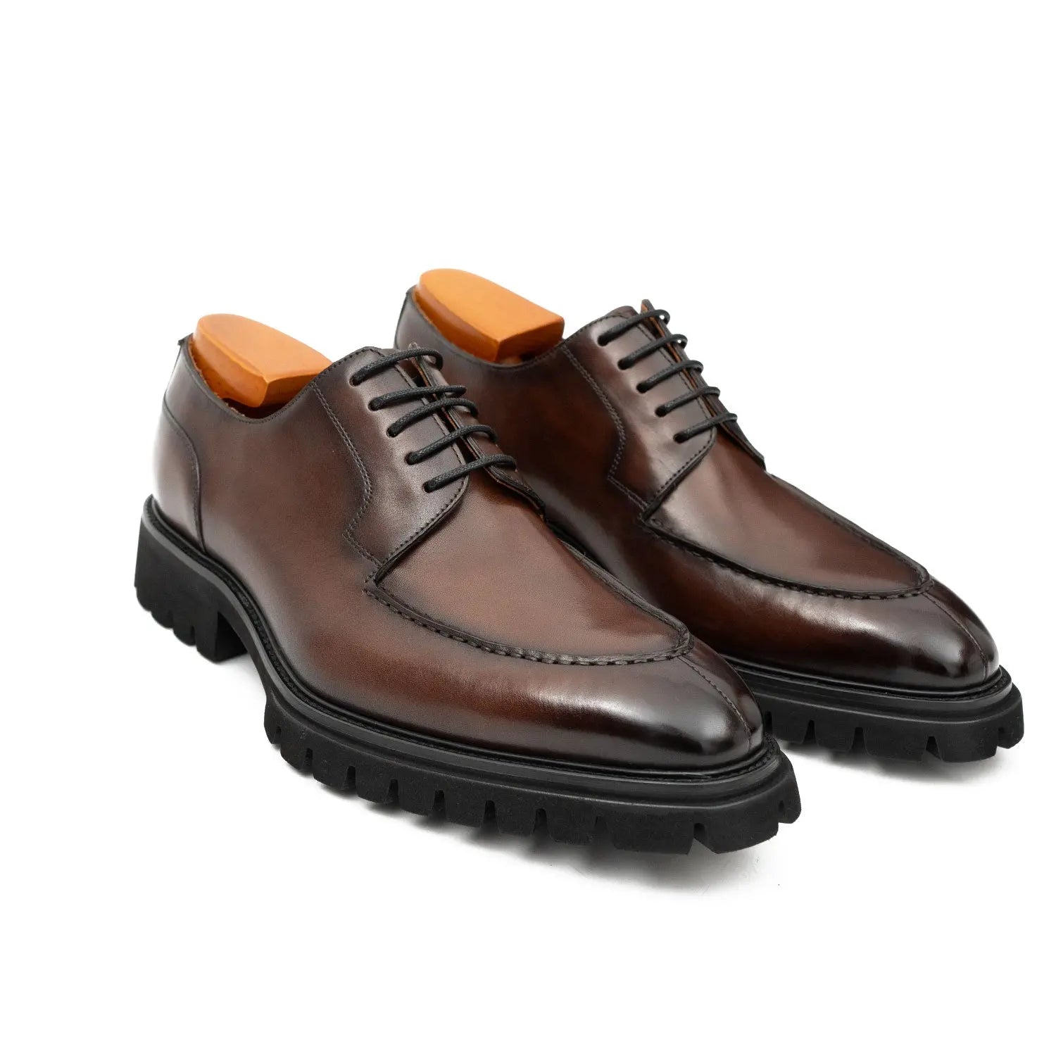 Brown Calfskin Derby