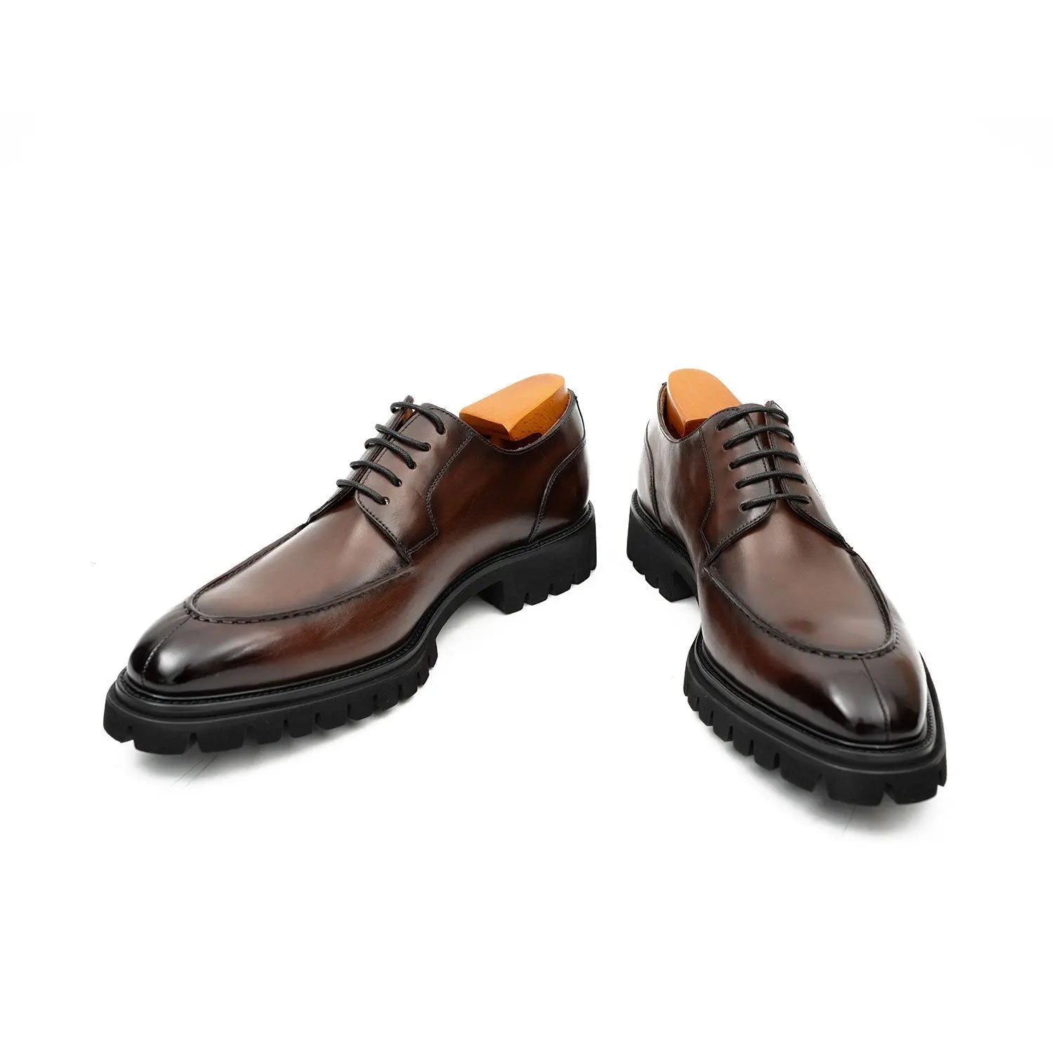 Brown Calfskin Derby