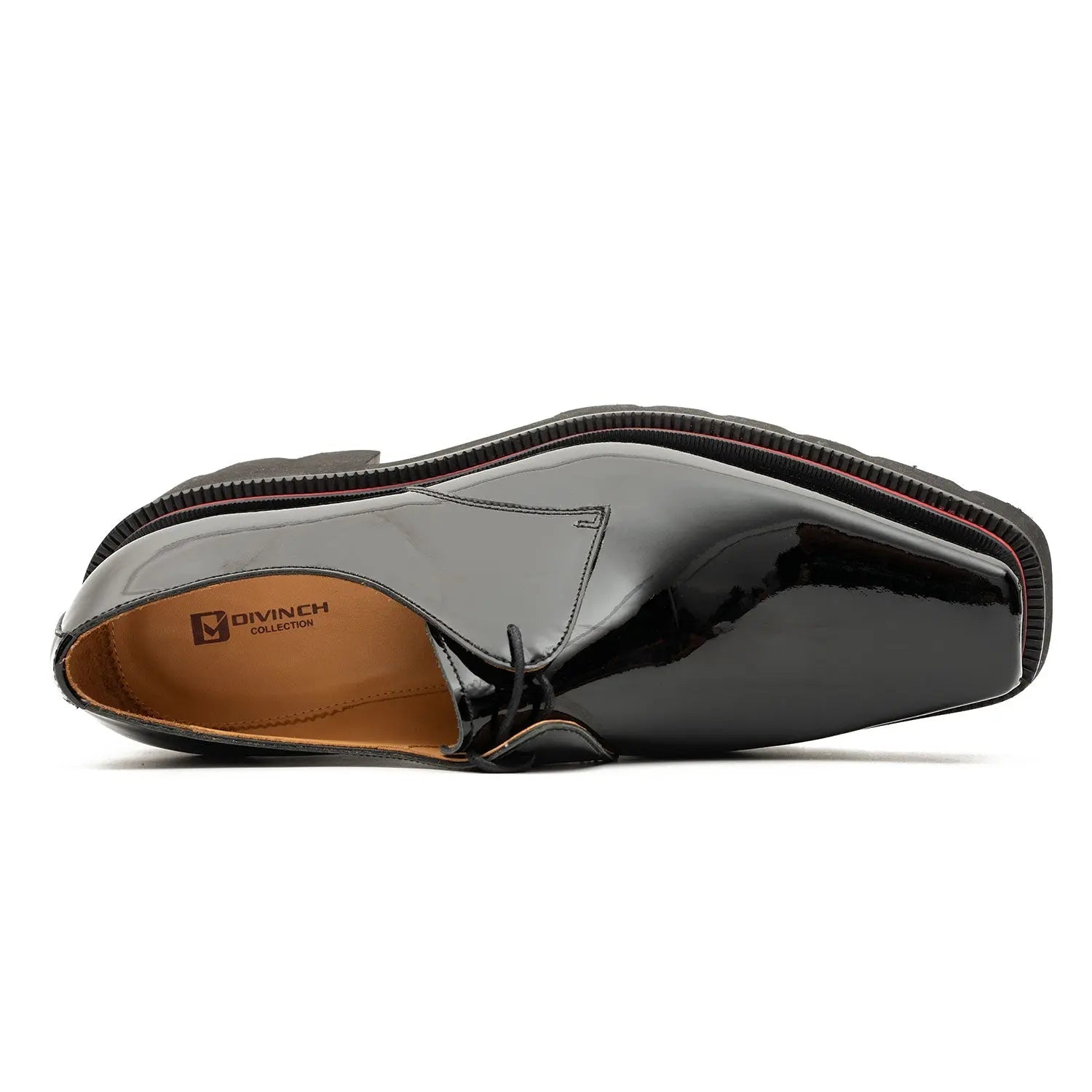 Black Patent Lug Derby