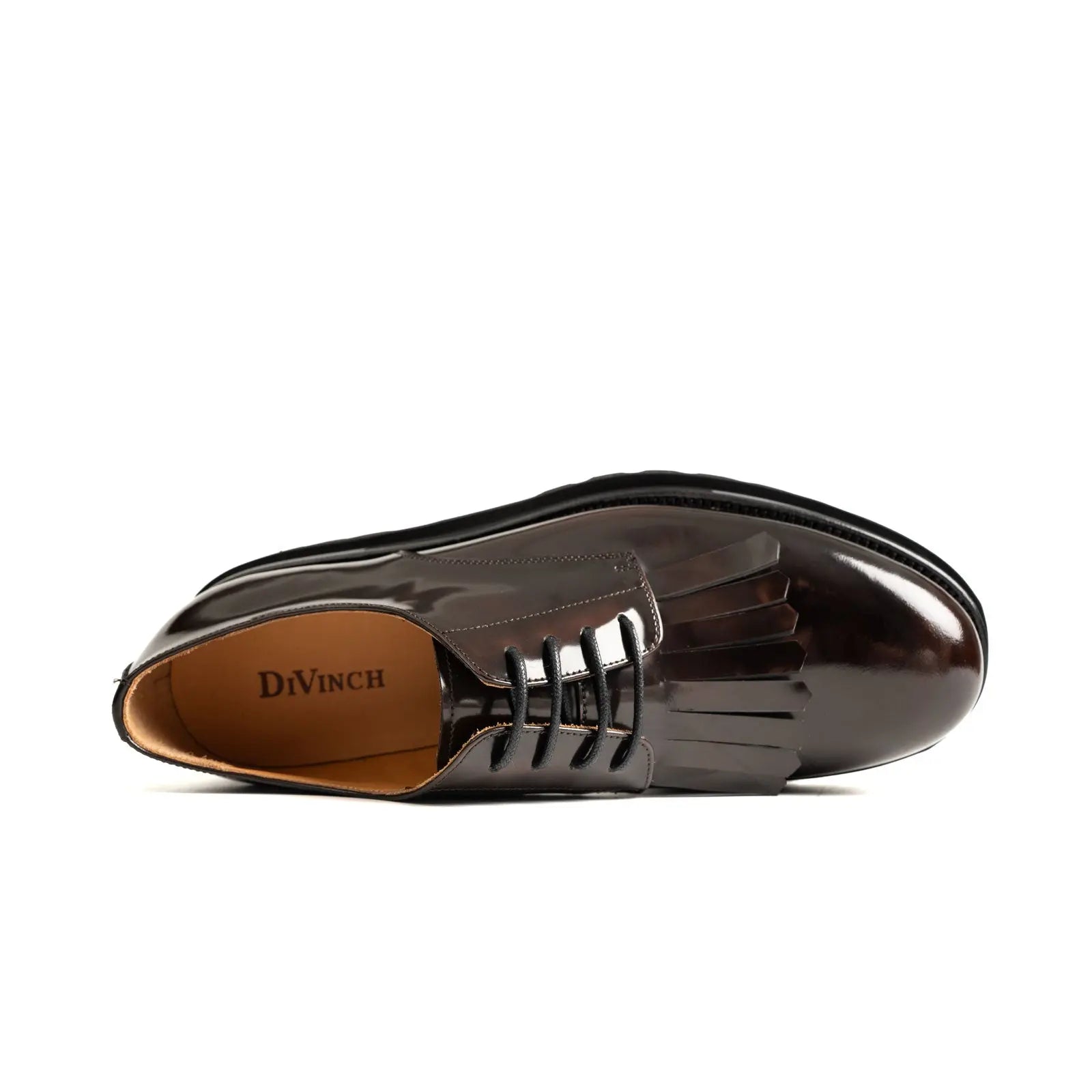 Dark Brown Kiltie Lug Derby