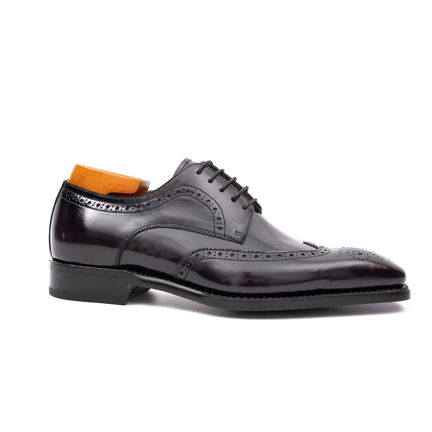 Polished Black Calf Derby