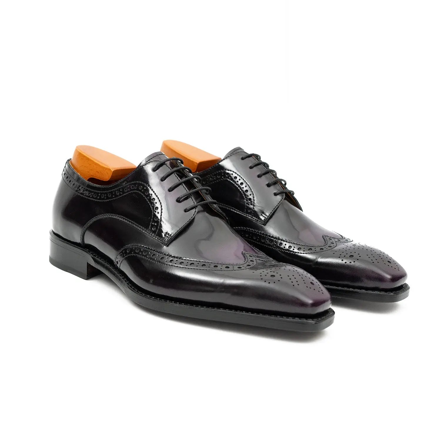 Polished Black Calf Derby