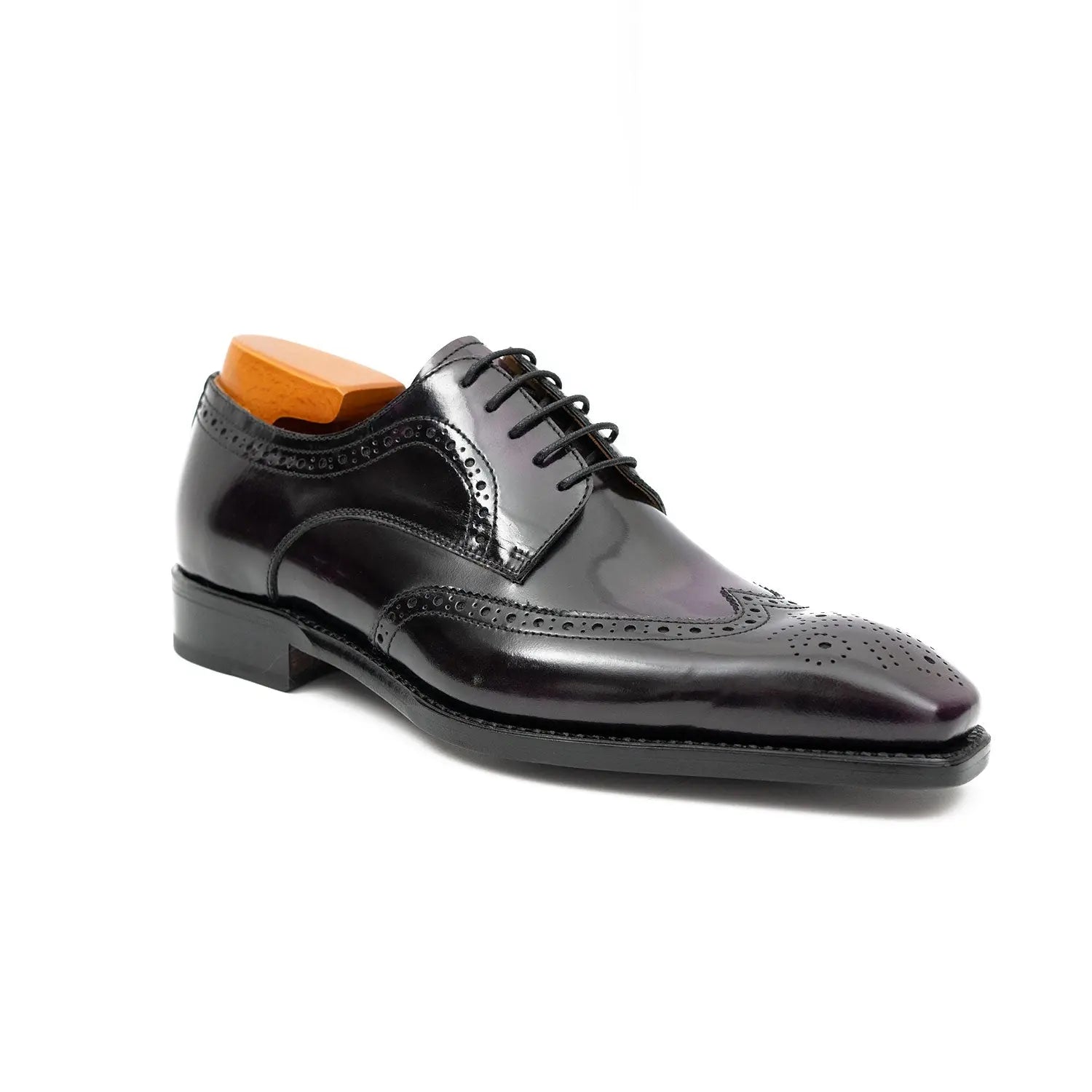 Polished Black Calf Derby