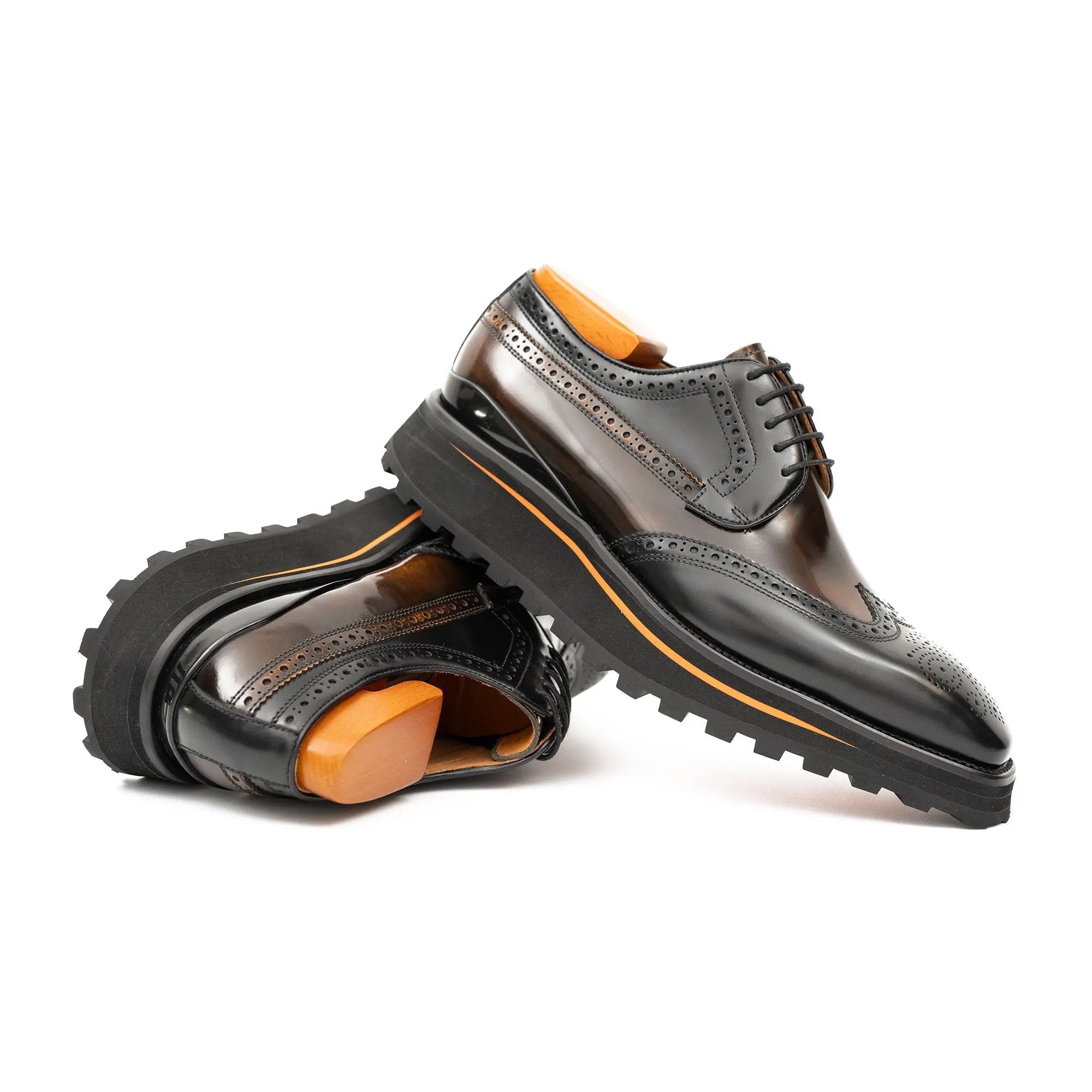 Antique Brown Wingtip Derby
