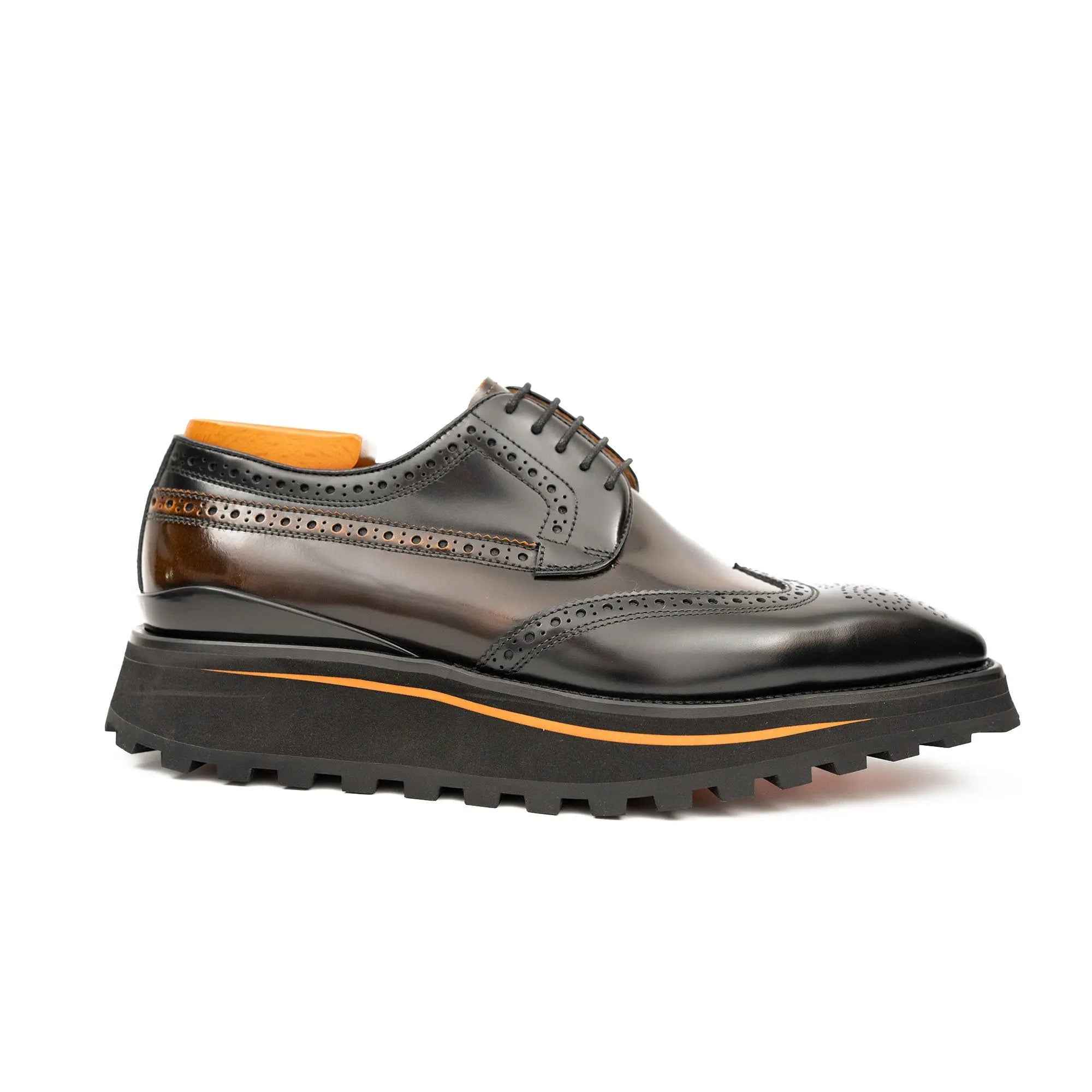 Antique Brown Wingtip Derby