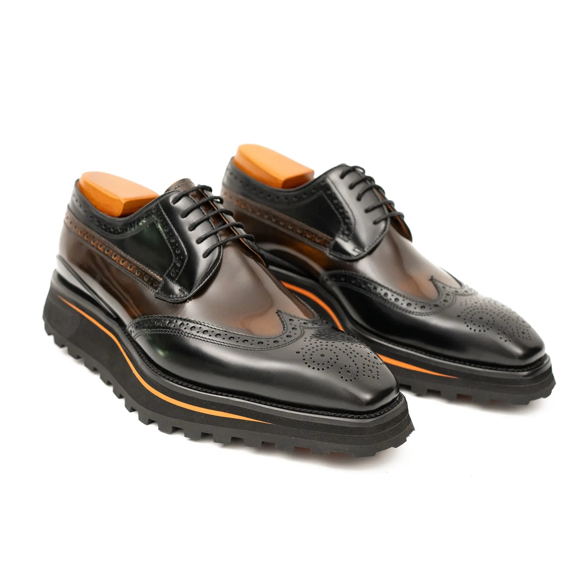 Antique Brown Wingtip Derby